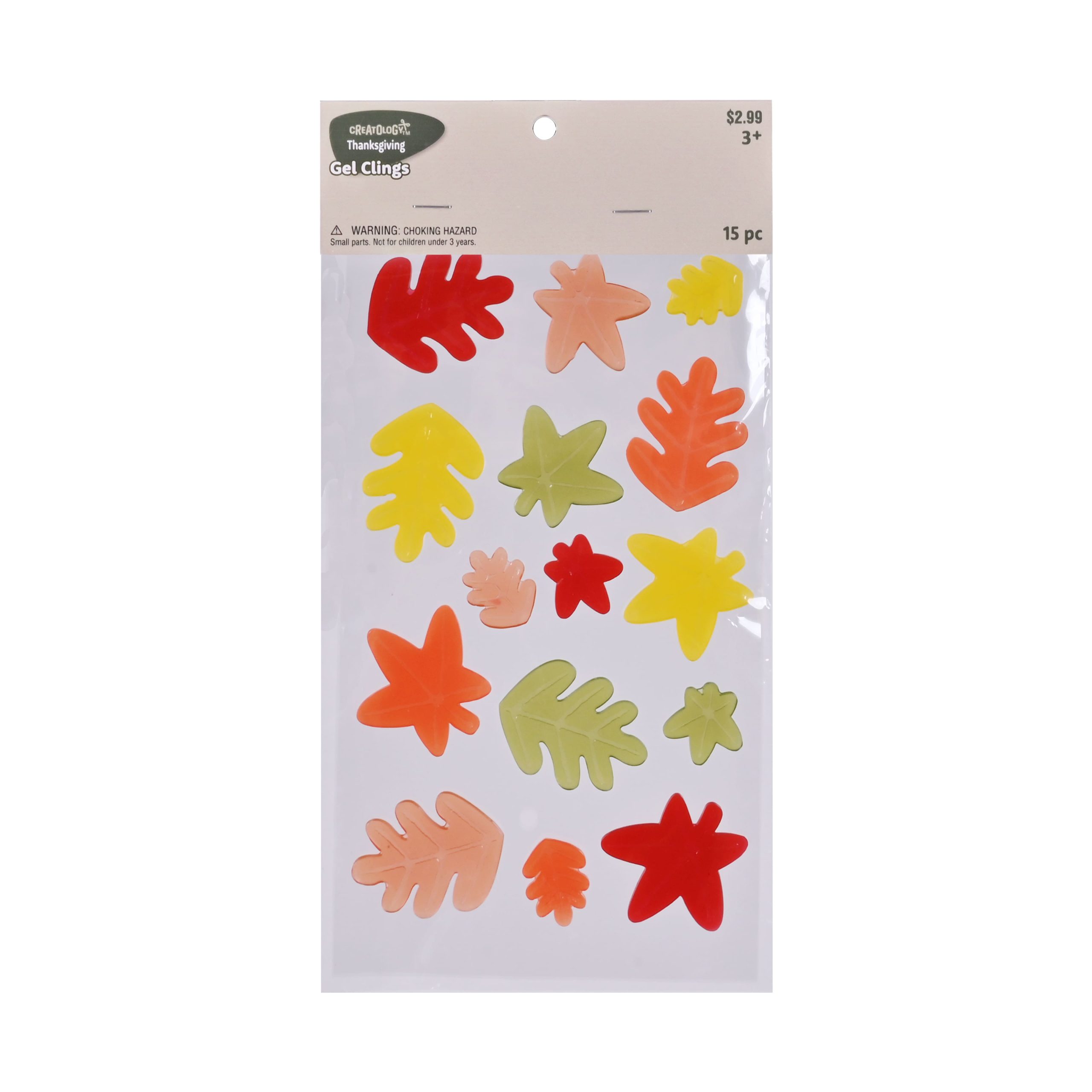 Thanksgiving Leaf Gel Clings by Creatology™