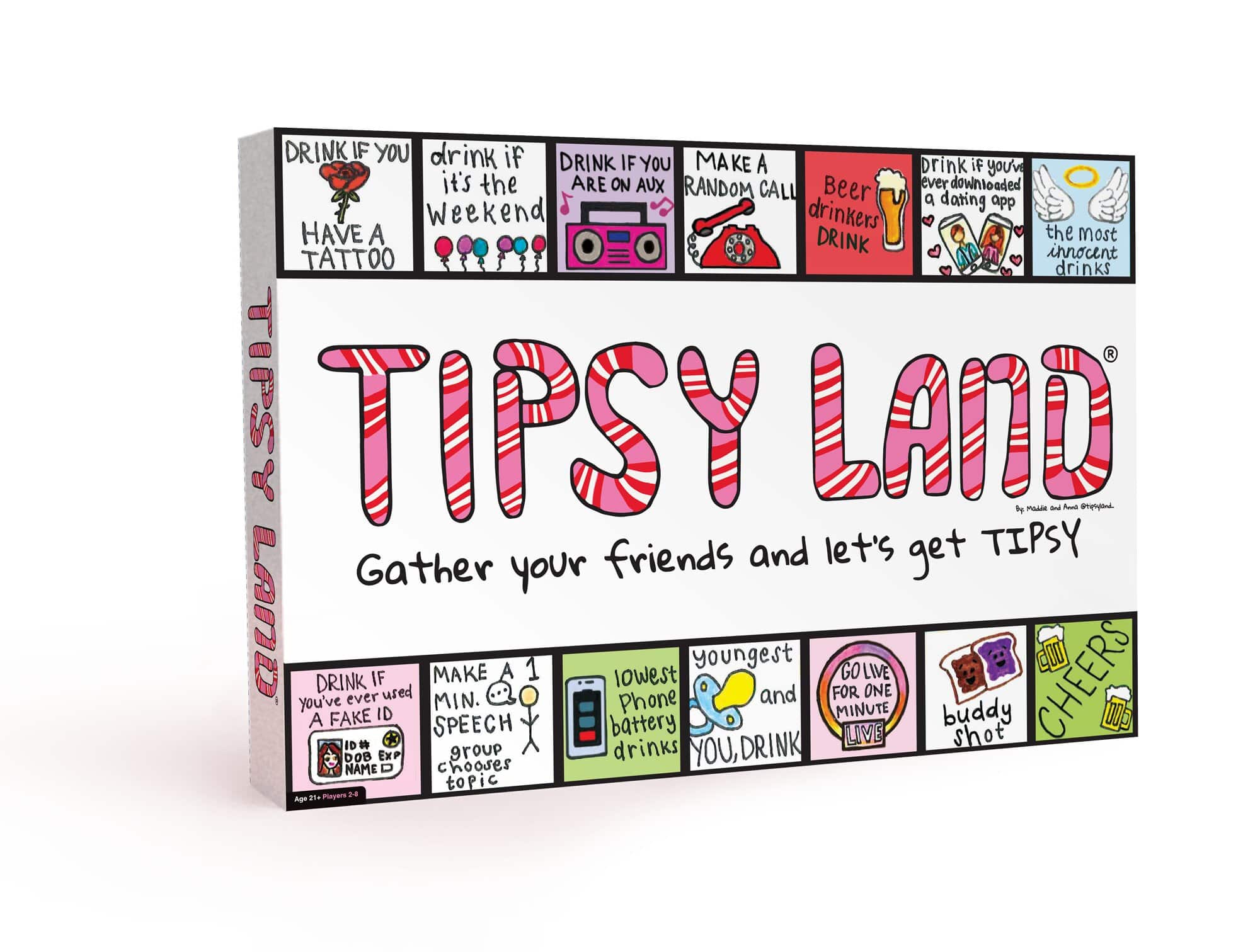 Tipsy Land® Party Board Game