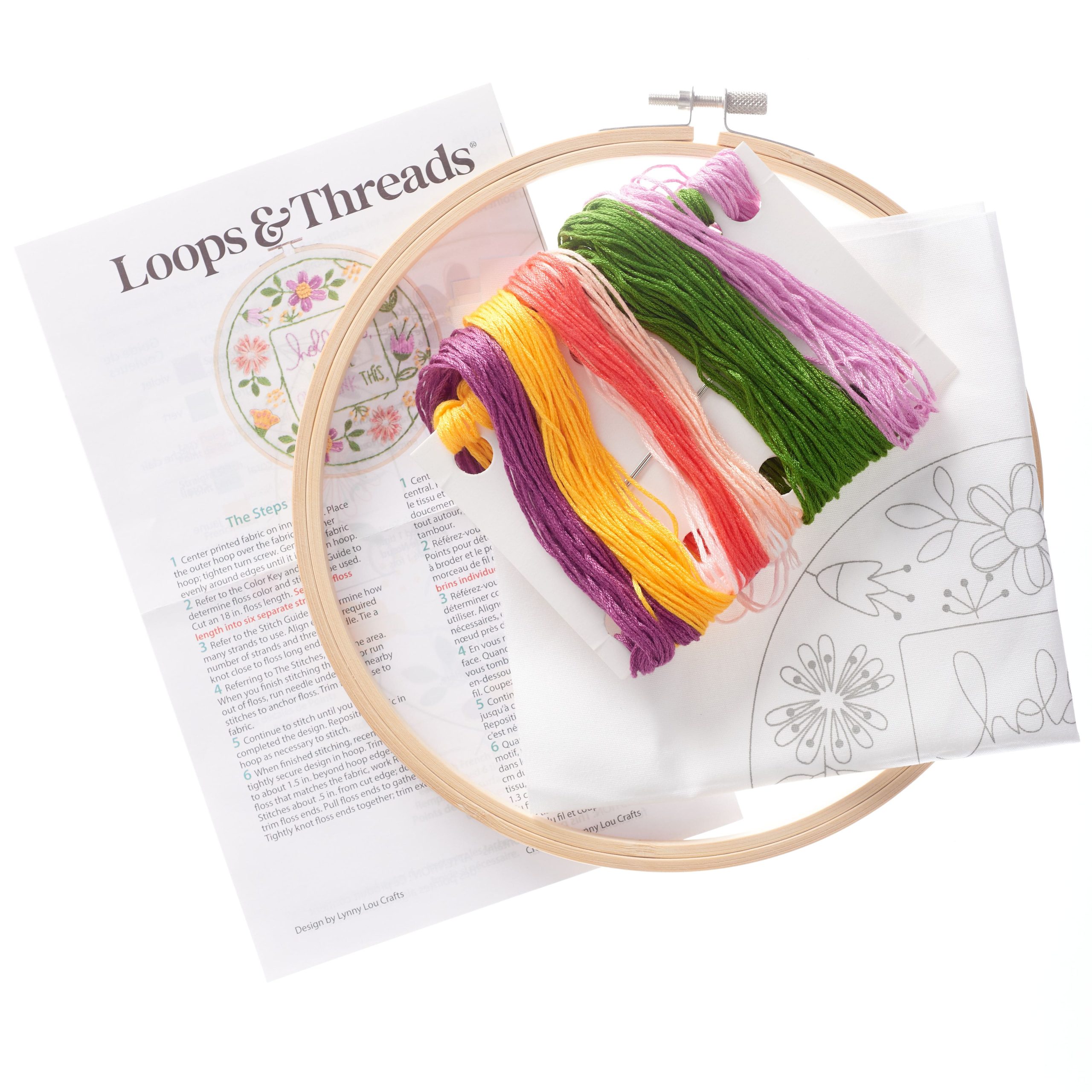 8" Overthink Embroidery Kit by Loops & Threads® - Image 4