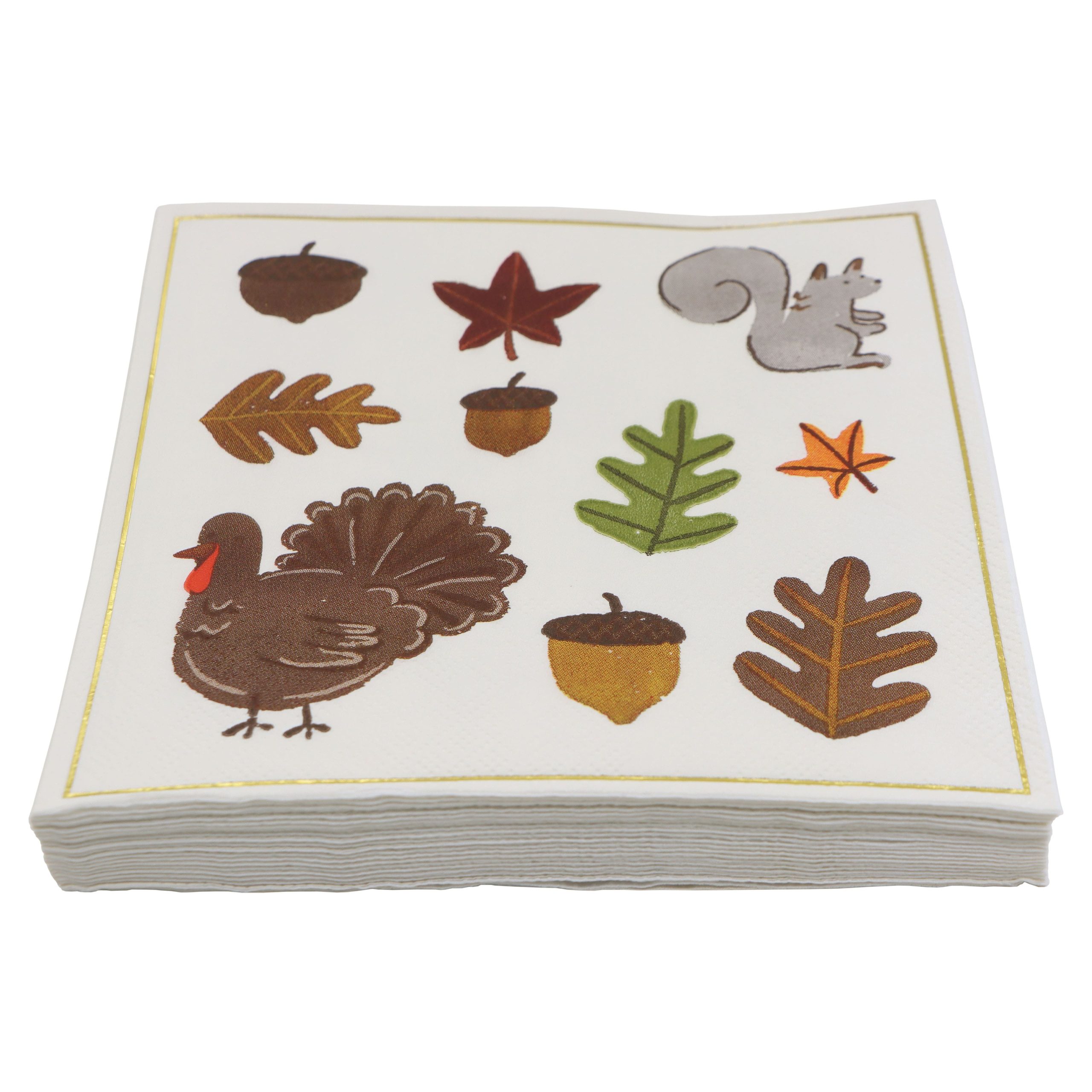 Thanksgiving Icons Lunch Napkins, 20ct. by Celebrate It™ - Image 3