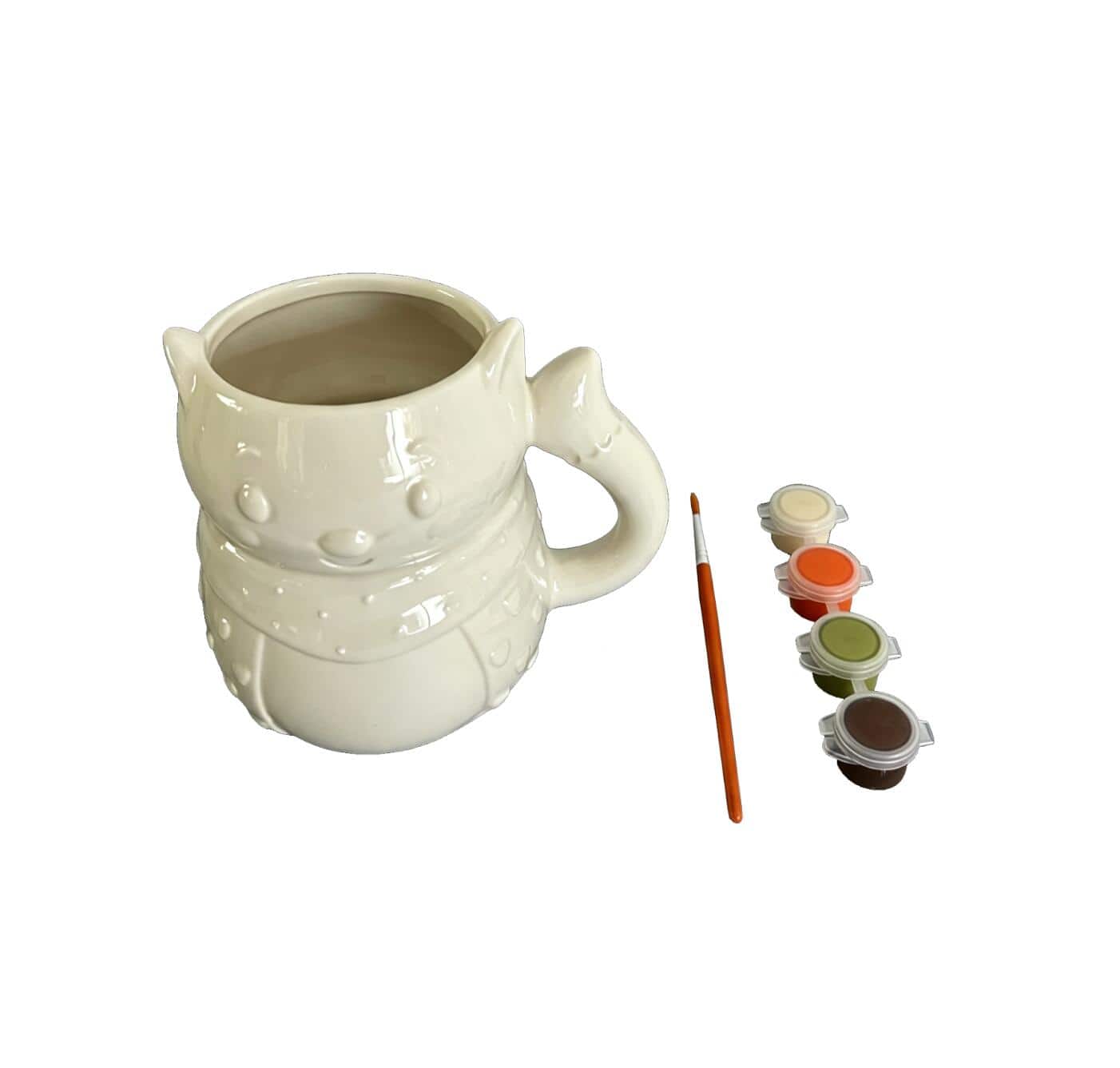 Thanksgiving Ceramic Color Your Own Fox Mug Kit by Creatology™ - Image 3