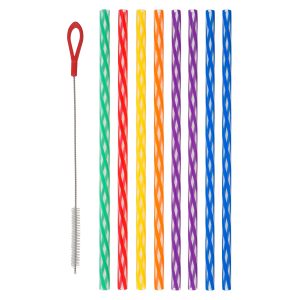 Pride Straws & Brush Set by Celebrate It™