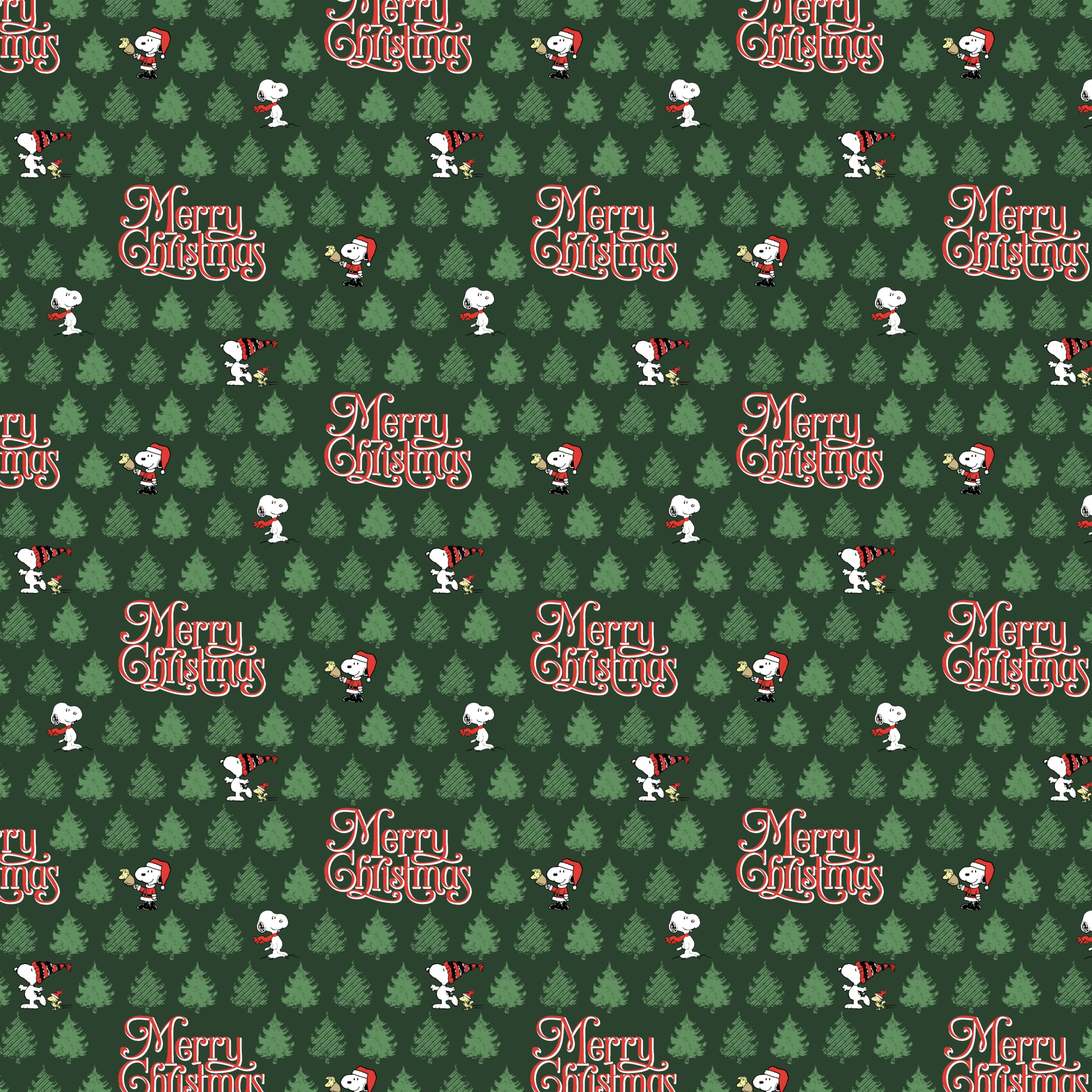 Peanuts® Merry Christmas Cotton Fabric