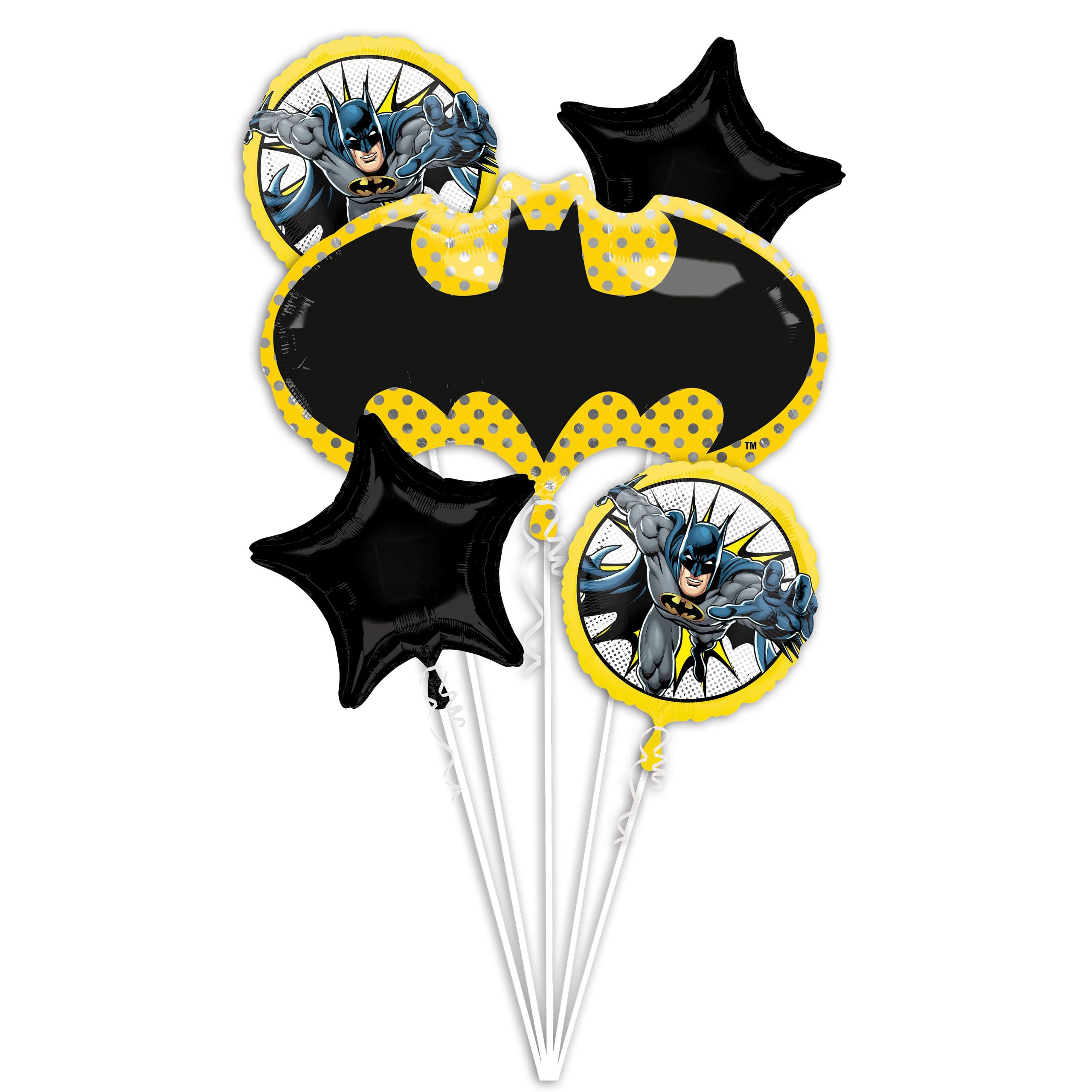 Batman™ 5-Piece Foil Balloon Bouquet