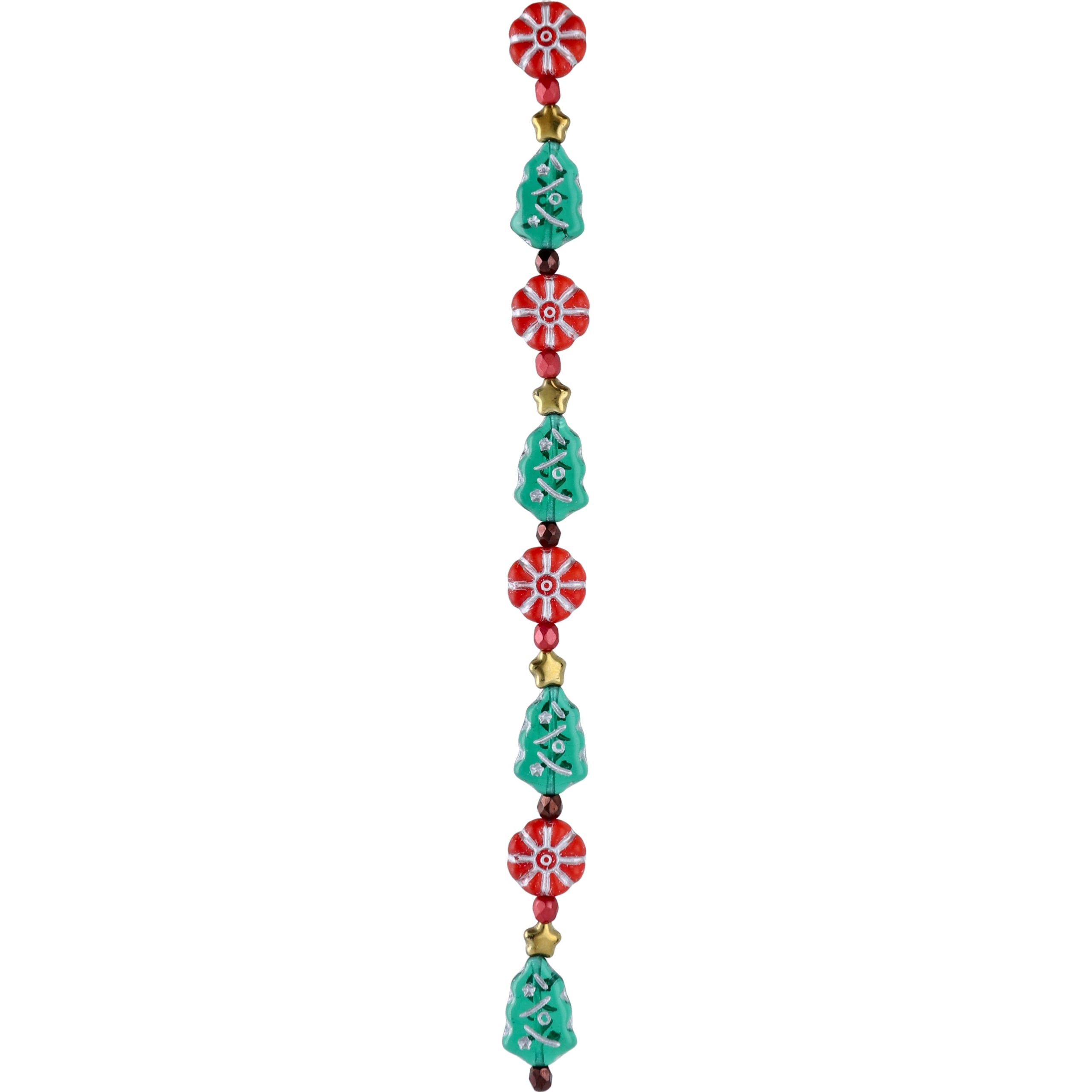 Christmas Cheer Czech Glass Bead Mix by Bead Landing™