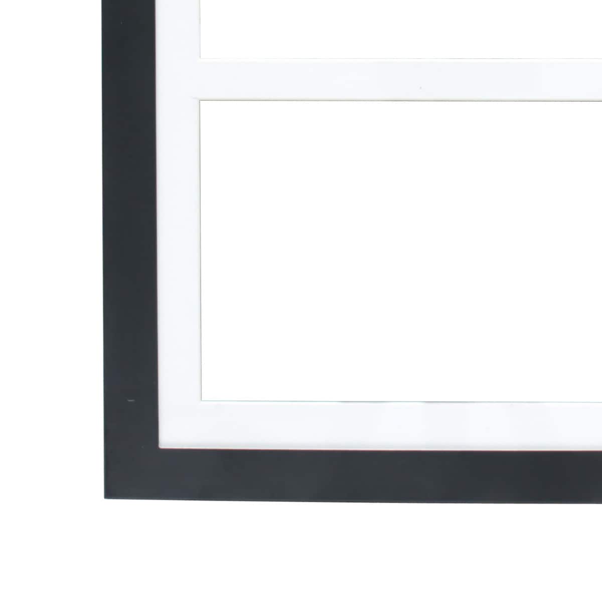 Expressions™ 2 Opening 4" x 6" Black Collage Frame by Studio Décor® - Image 2