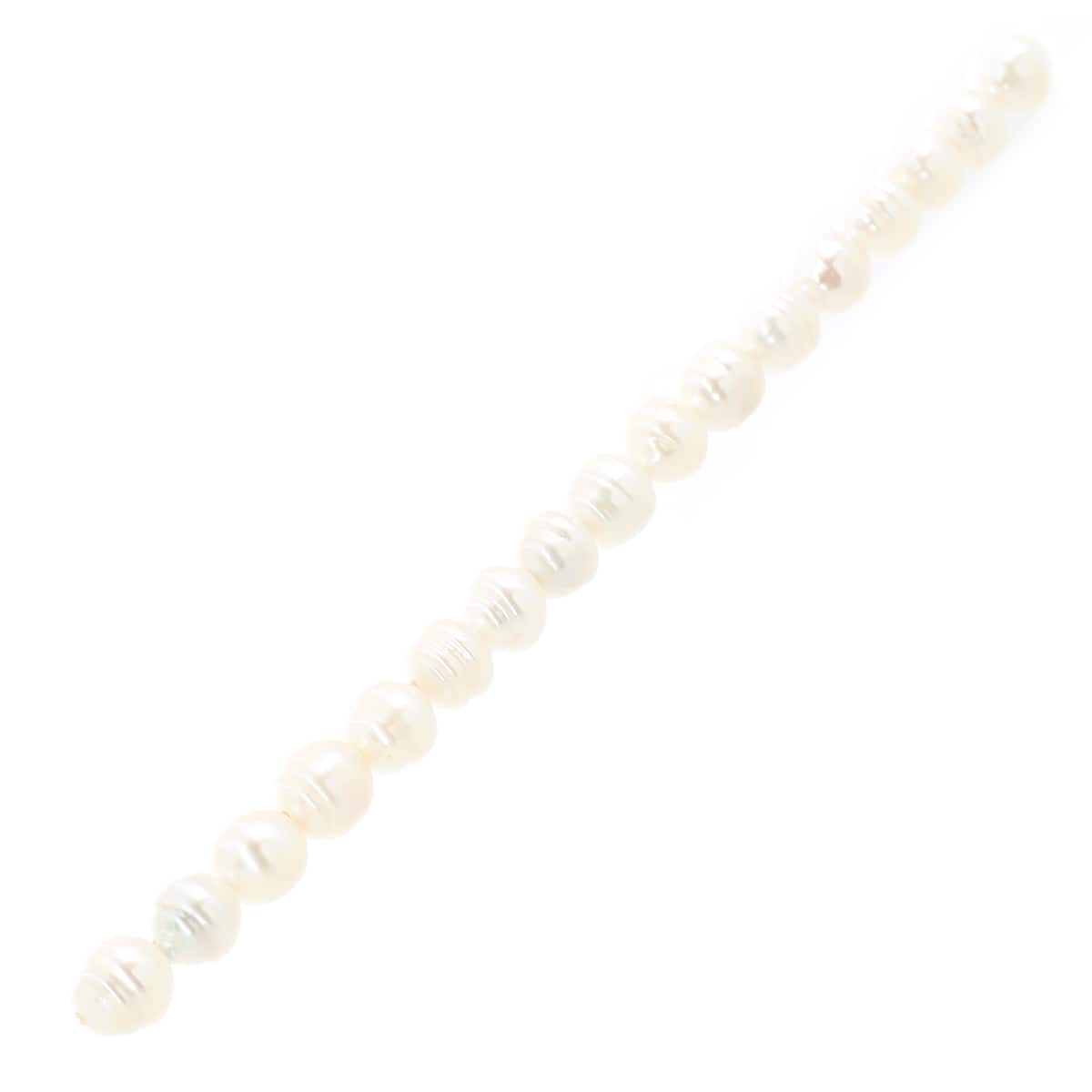 7.3mm Ivory Button Dyed Cultured Pearl Beads, 16ct. by Bead Landing™ - Image 2