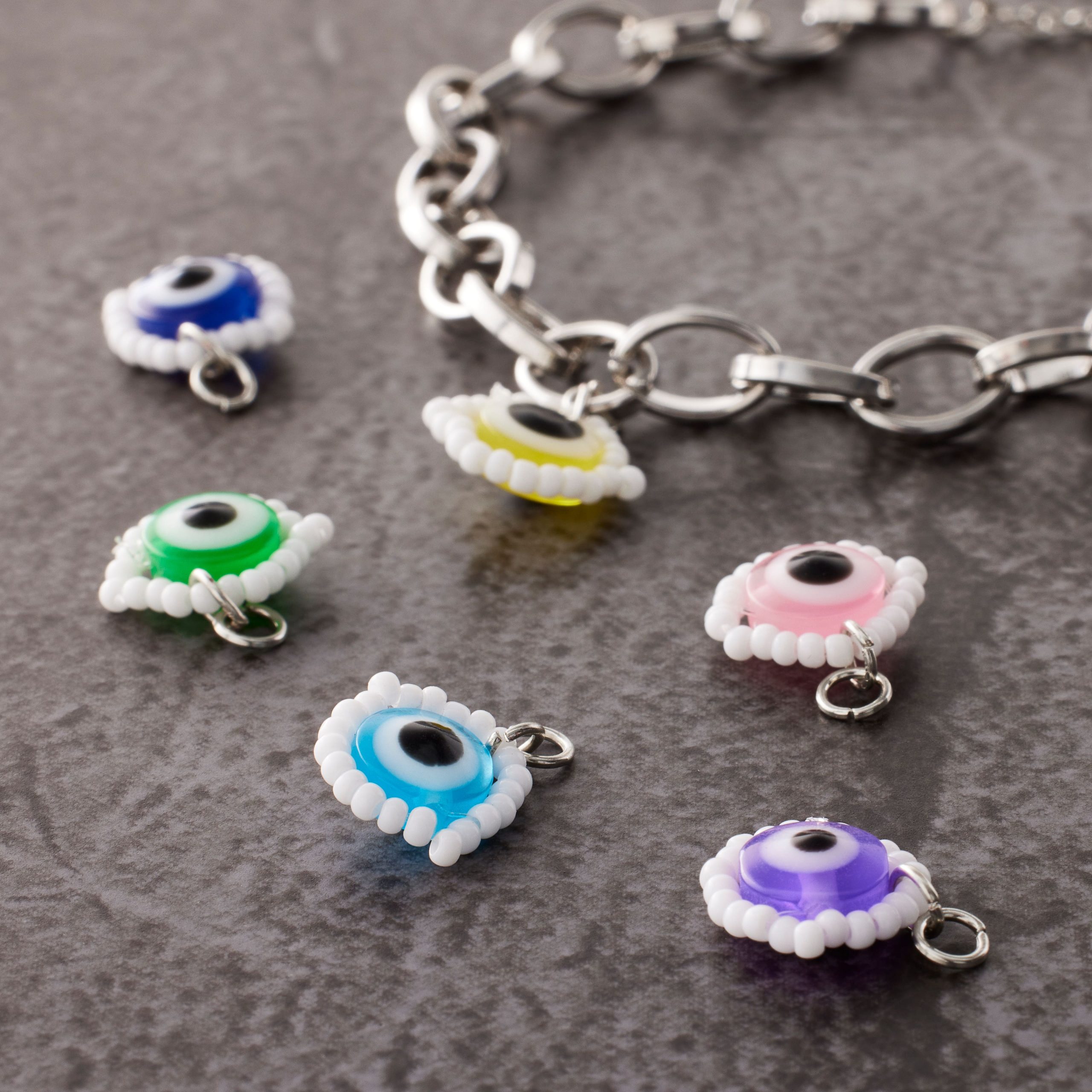 Seed Bead Evil Eye Charms by Bead Landing™ - Image 2
