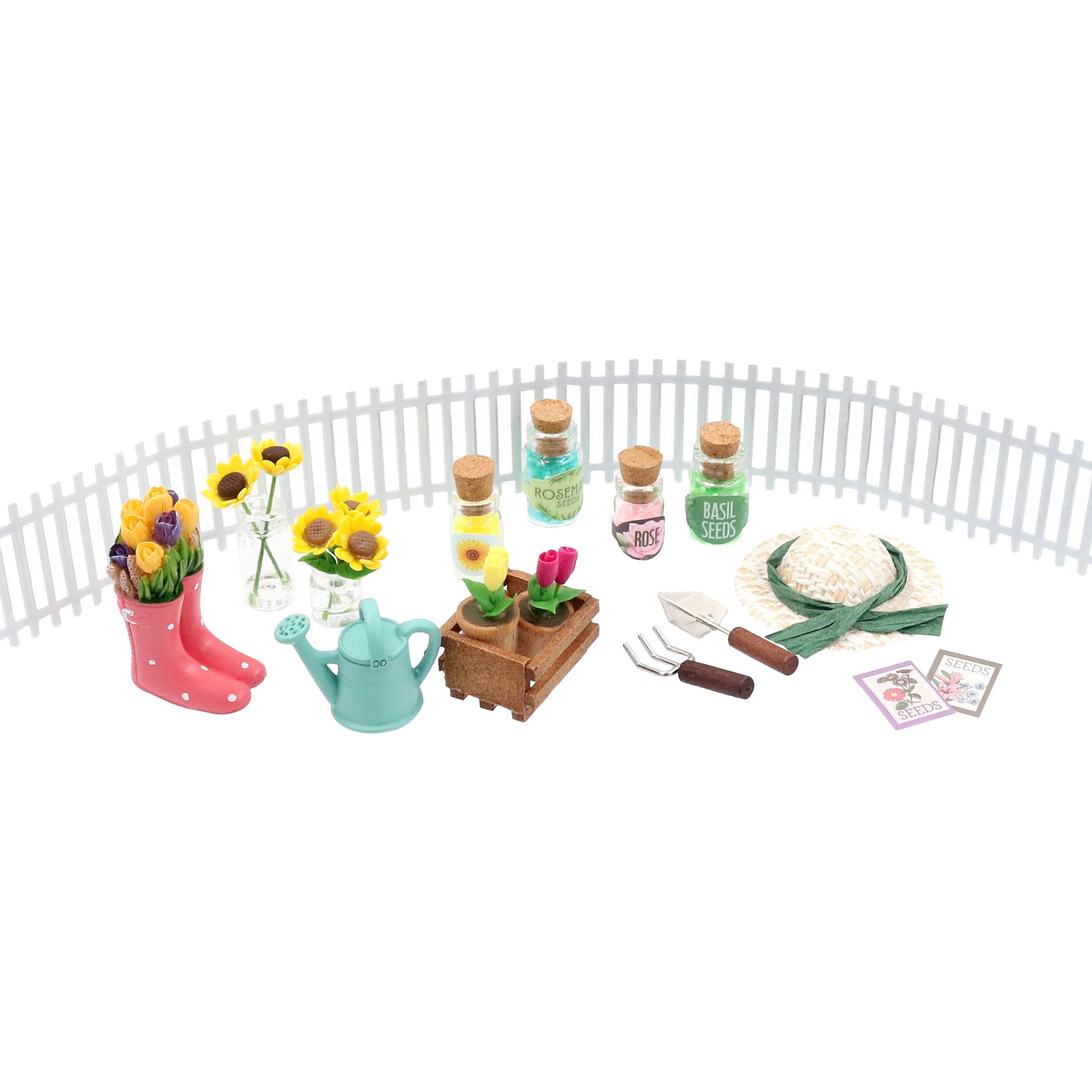 Mini Watering Can & Boots Decoration Set by Ashland® - Image 2