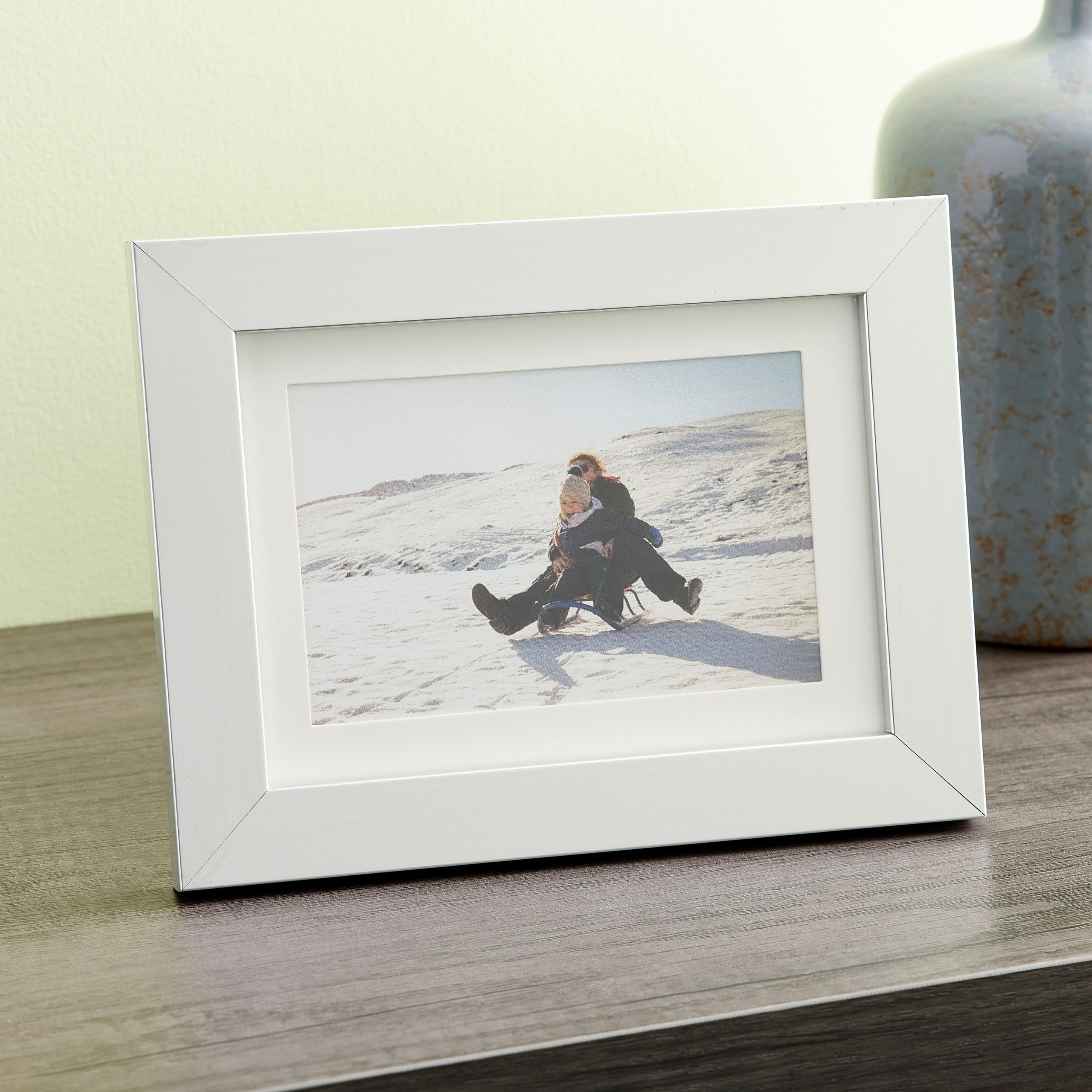 Silver Belmont Frame with Mat by Studio Décor® - Image 2