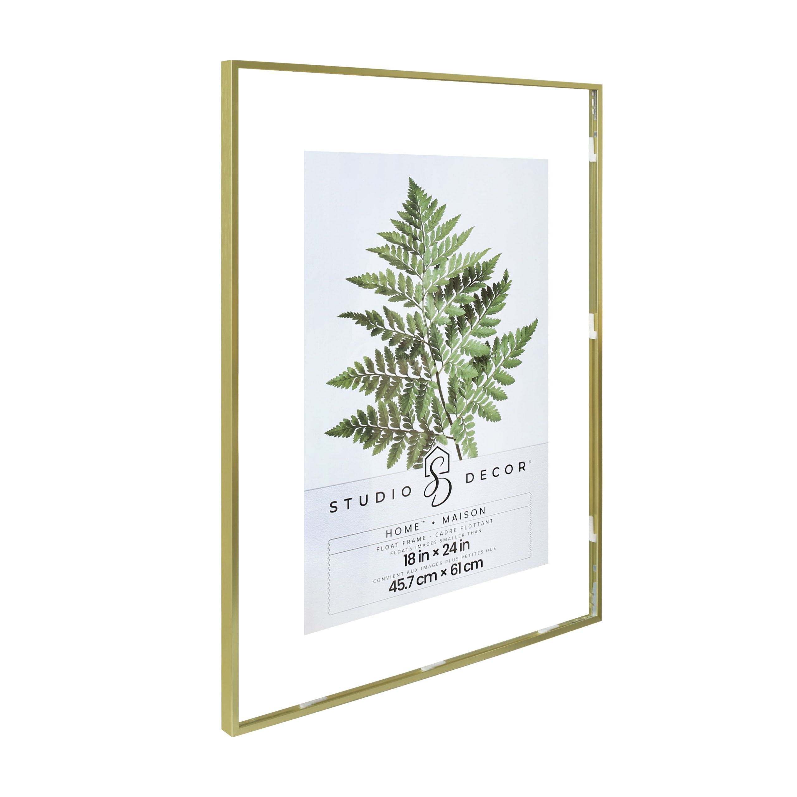 Home™ Gold Metal Float Frame by Studio Décor® - Image 2