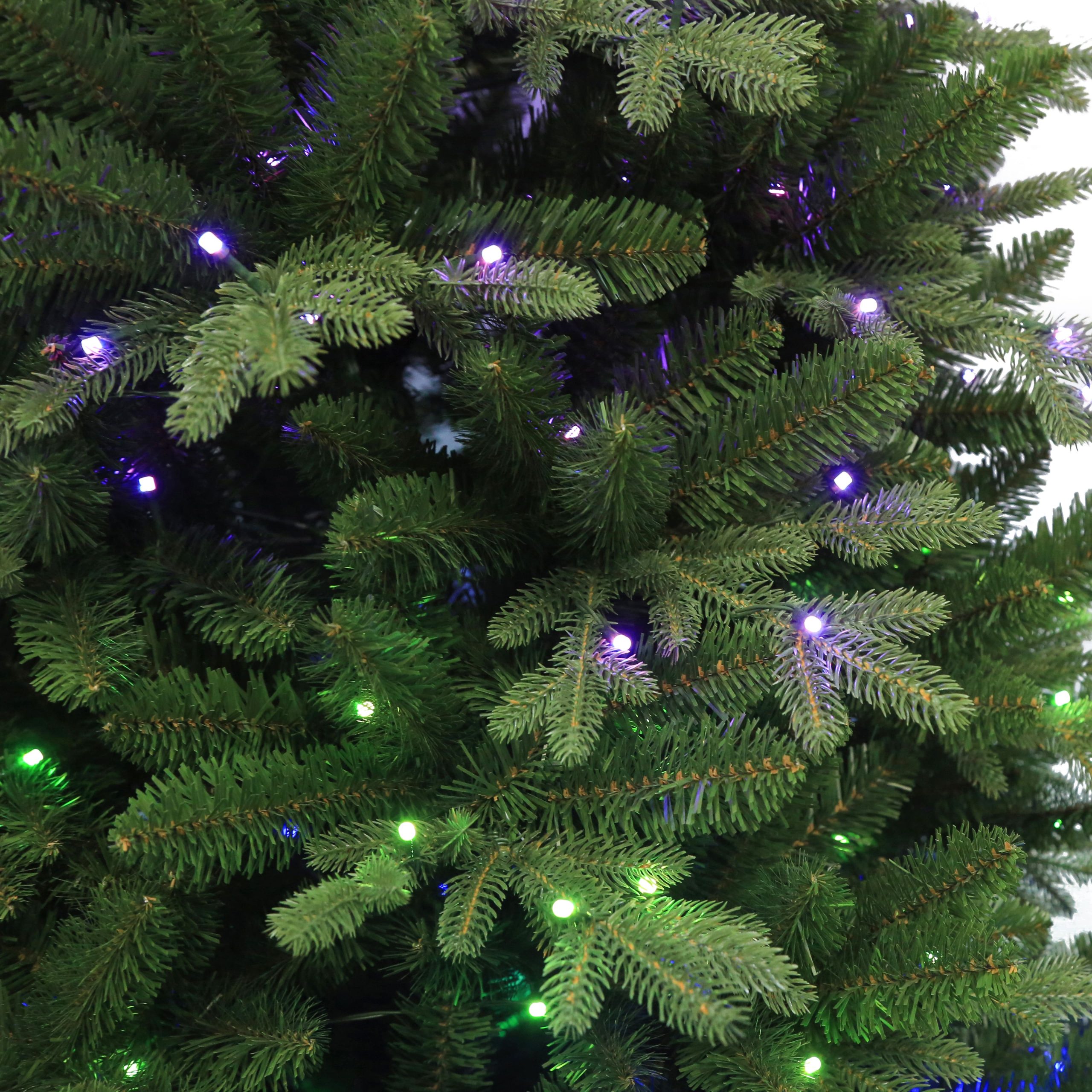 7.5ft. Pre-Lit Melody Spruce Artificial Christmas Tree, Music Sync Color Changing Mini LED Lights by Ashland® - Image 2