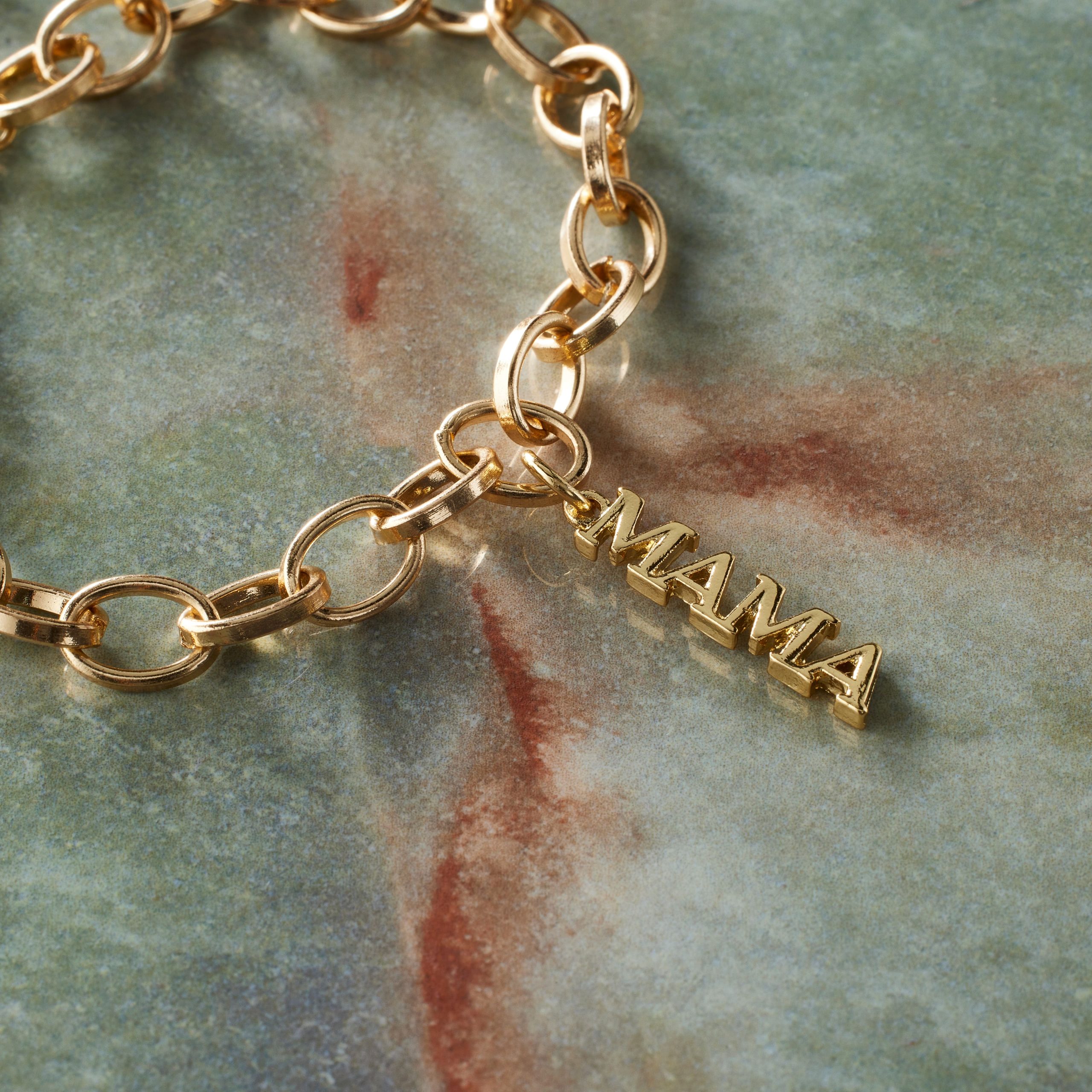 14K Gold Plated Mama Charm by Bead Landing™ - Image 2