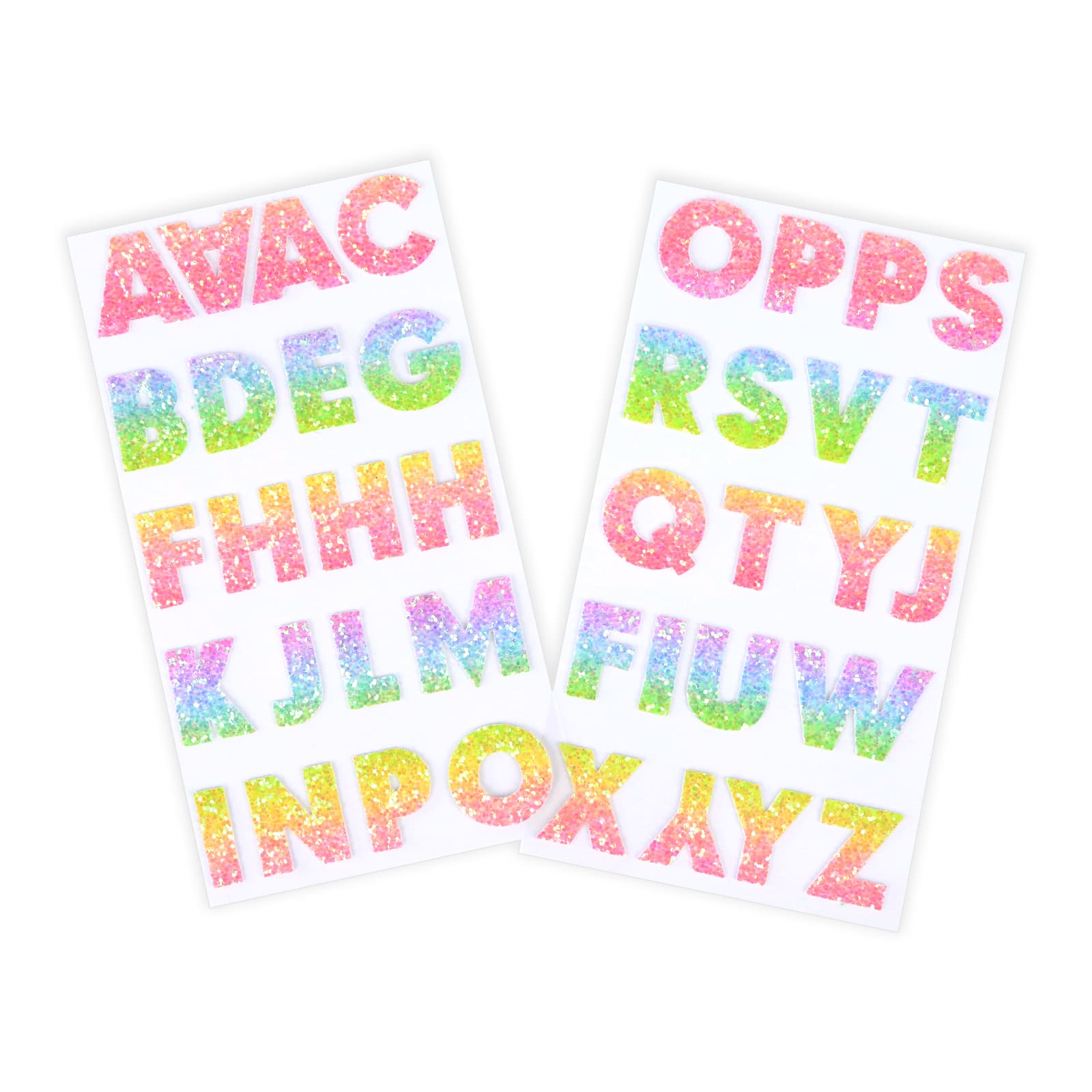 Rainbow Glitter Alphabet Stickers by Recollections™ - Image 4