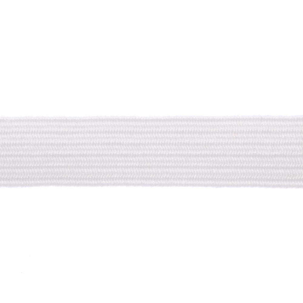 3/8" White Braided Elastic by Loops & Threads®