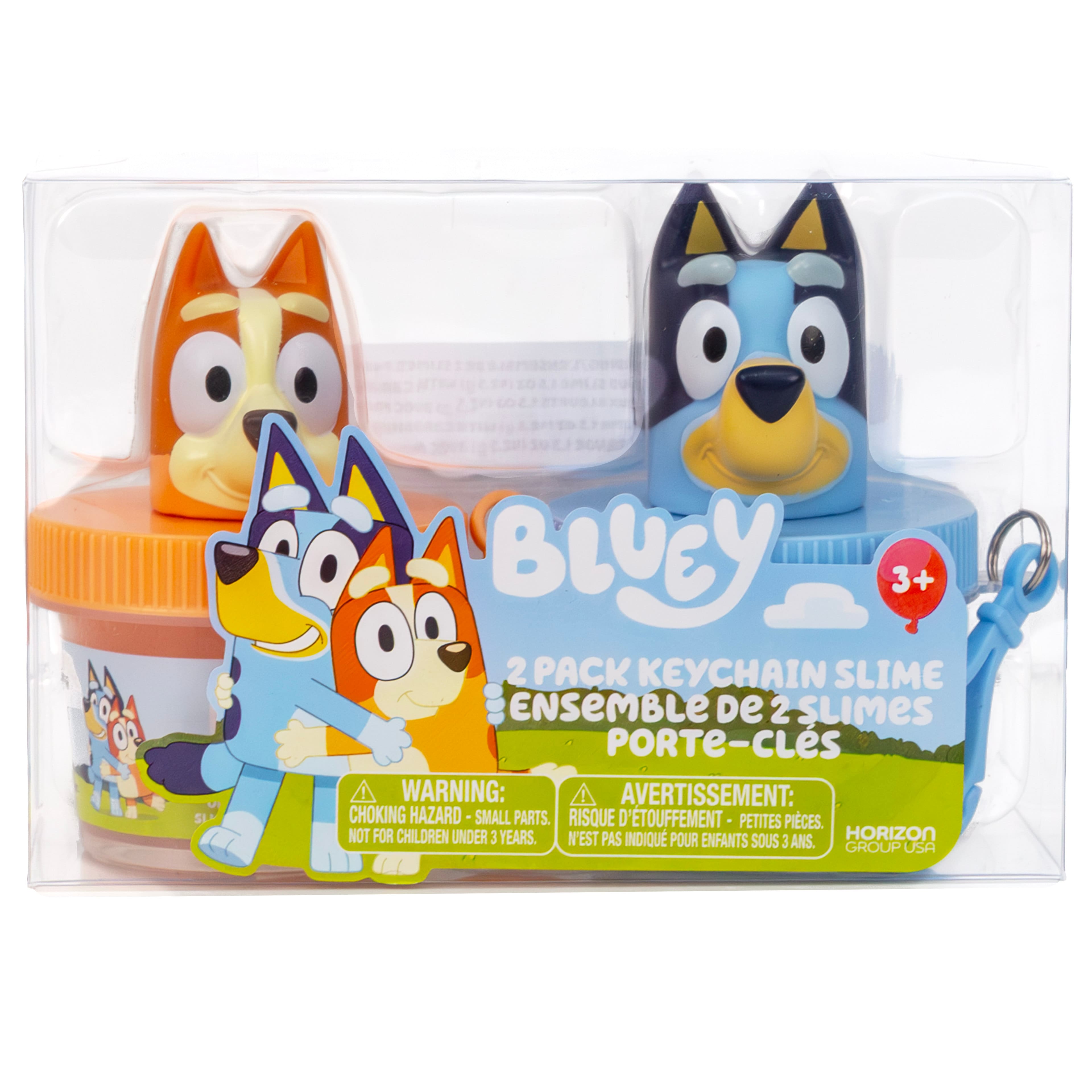 Bluey 2-Pack Keychain Slime Set