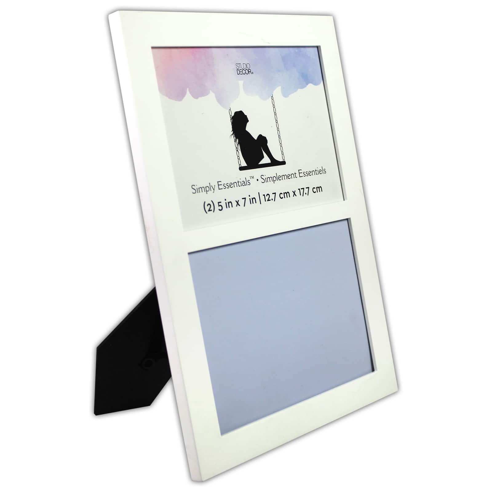 Simply Essentials™ 2 Opening 5" x 7" White Flat Collage Frame by Studio Décor® - Image 2