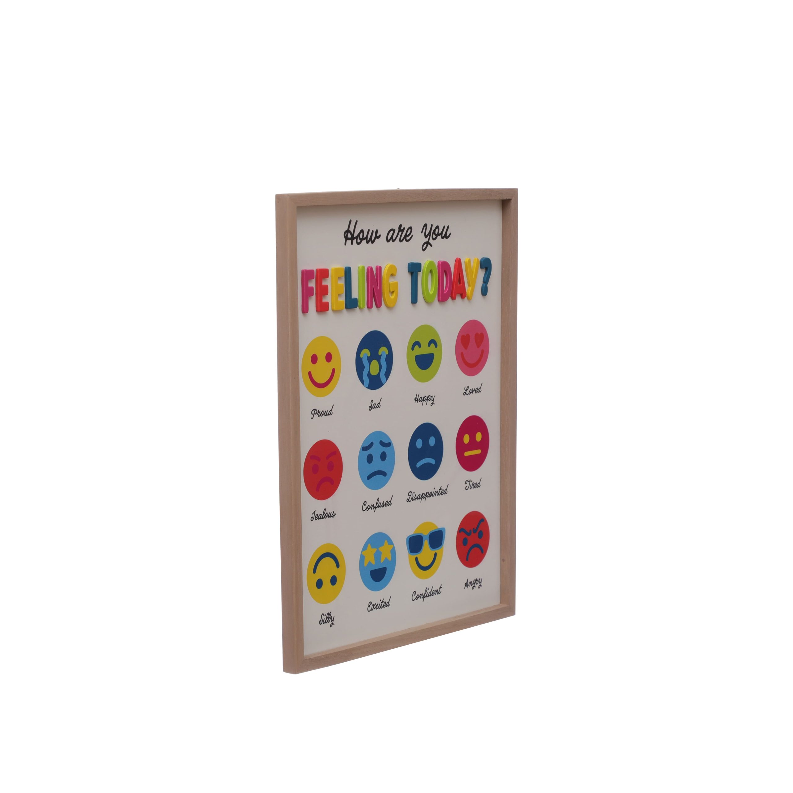 Class Rules! 12.75" x 15.75" Feeling Emote Wall Décor by B2C™ - Image 3