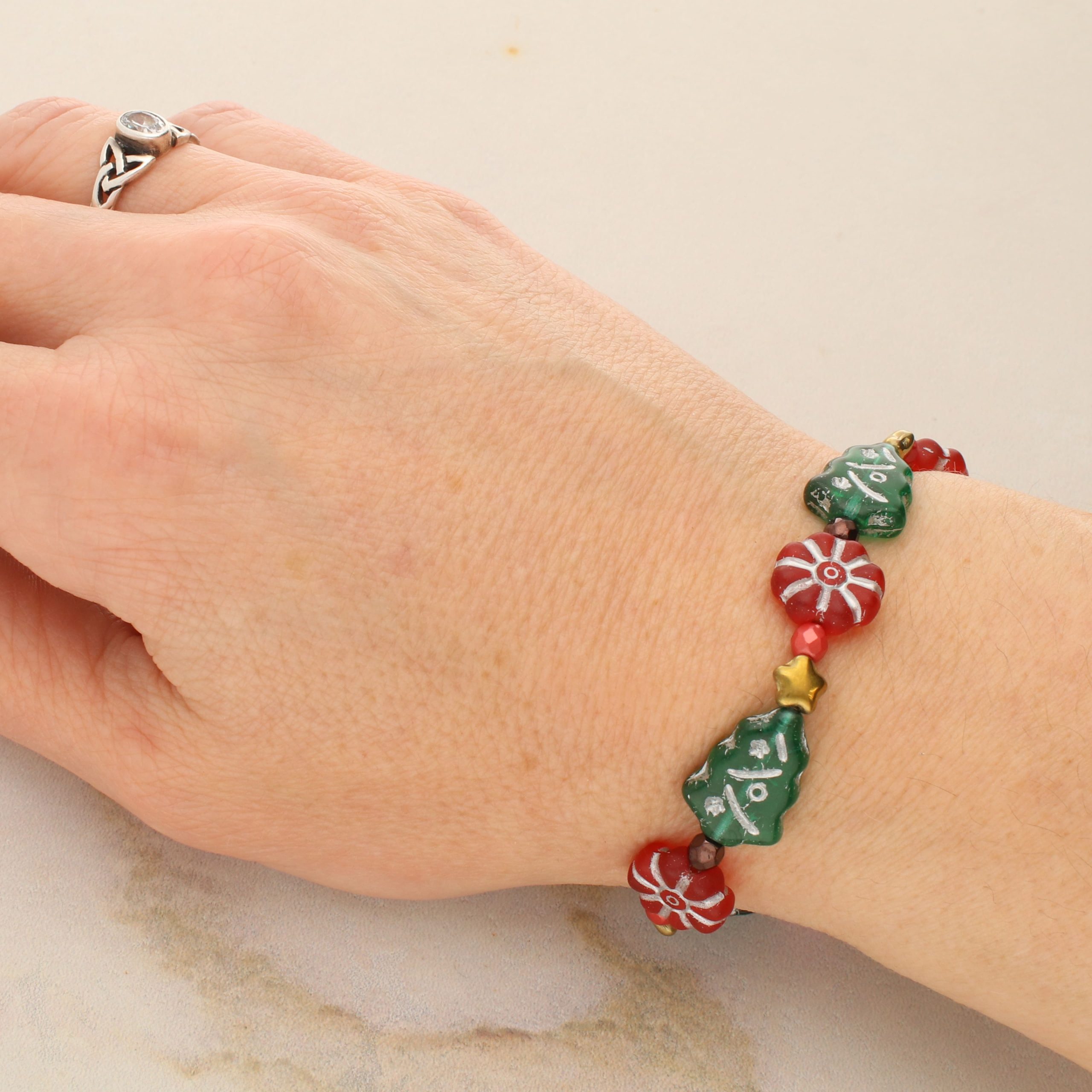 Christmas Cheer Czech Glass Bead Mix by Bead Landing™ - Image 4