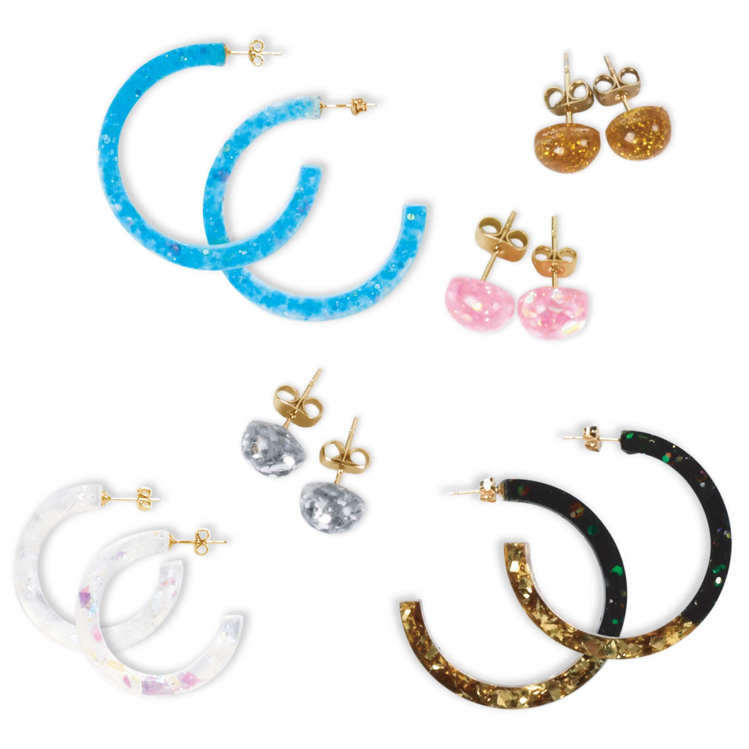 Blue Moon Studio™ UV Resin Craft Hoop Earring Starter Kit - Image 3