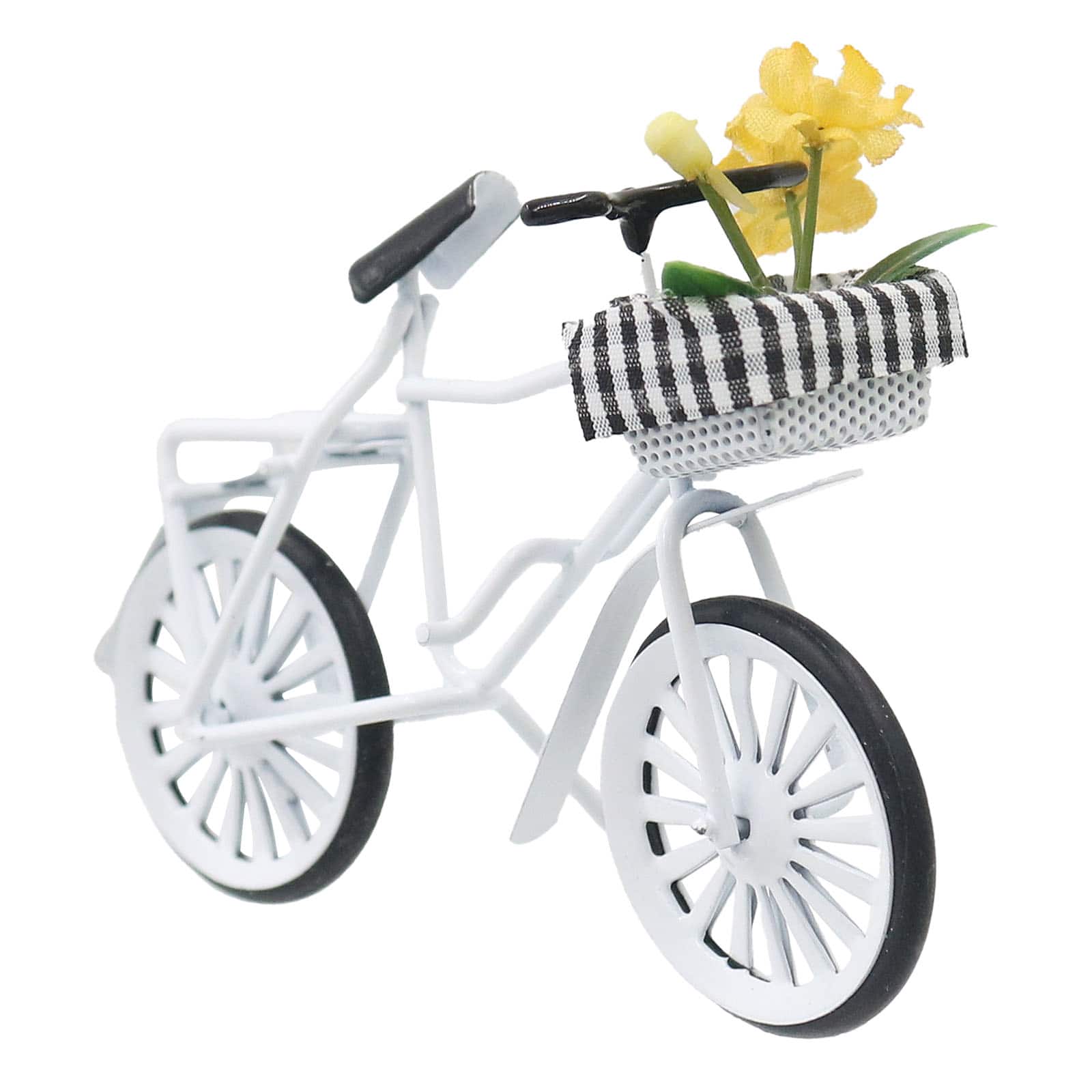 Mini White Bicycle Decoration by Ashland® - Image 3