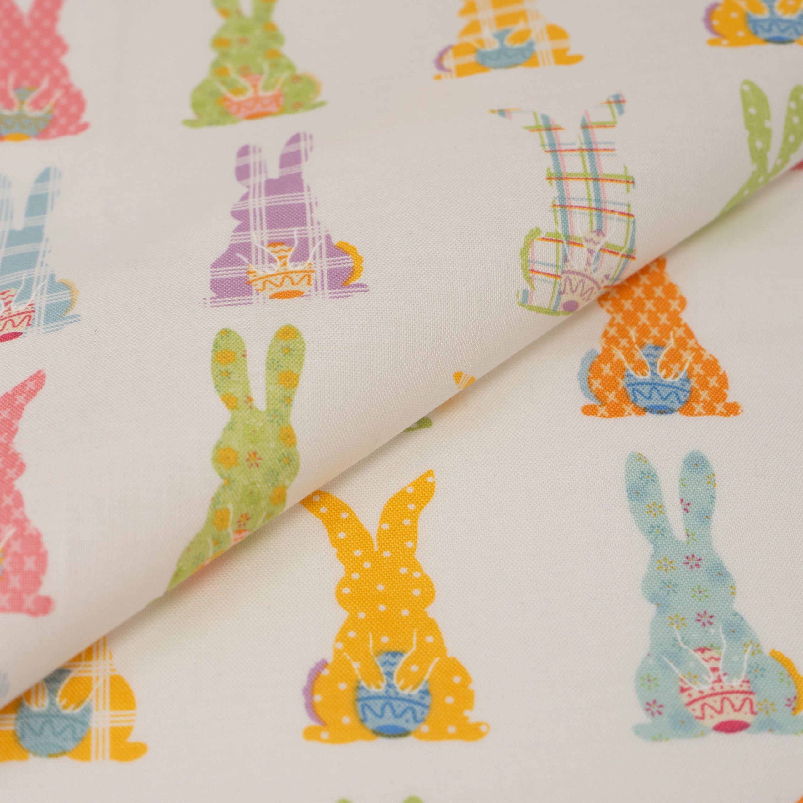 SINGER® Colorful Bunny Cotton Fabric - Image 2