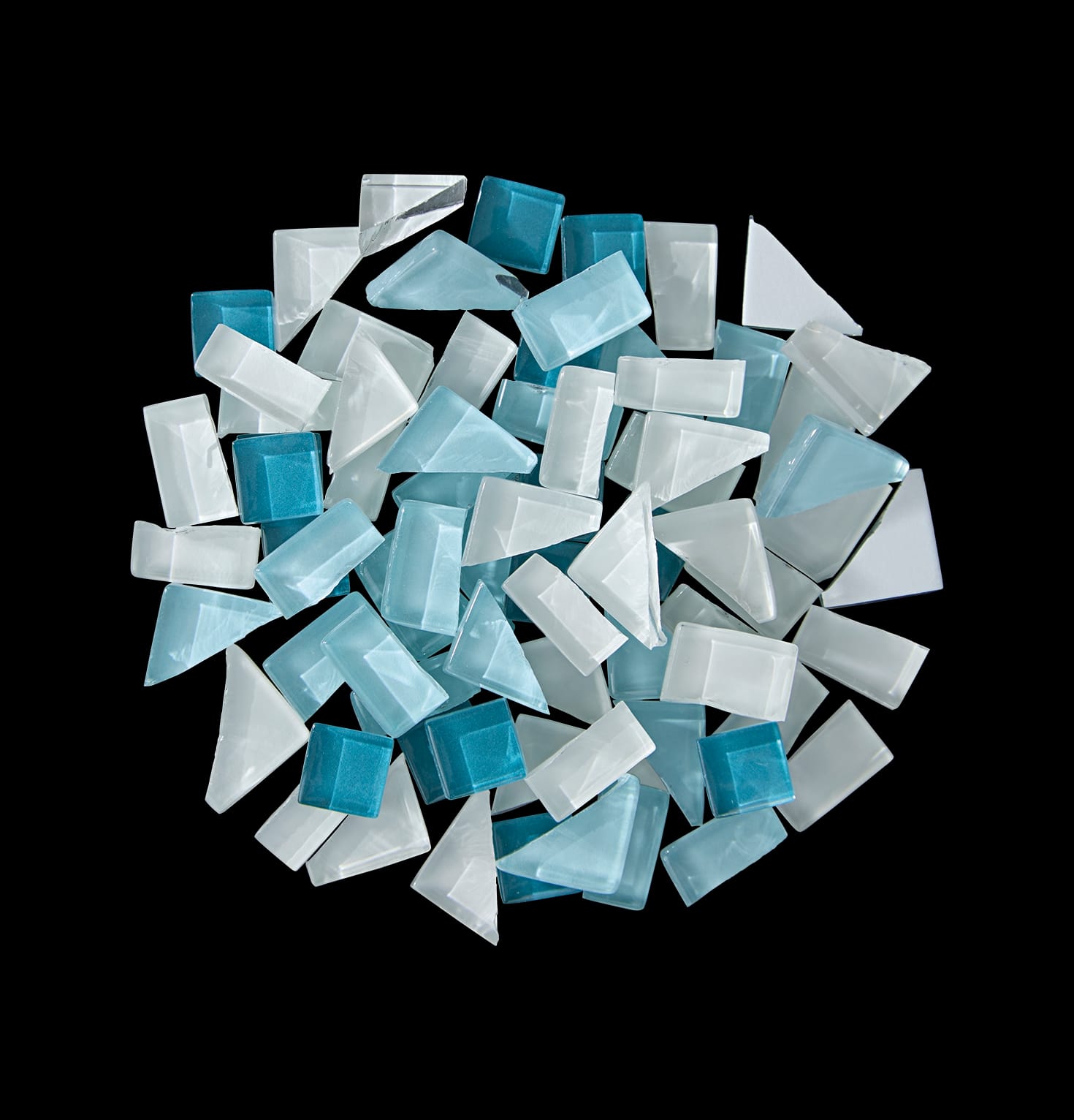 Teal & Gray Mosaic Vase Kit by Make Market® - Image 4