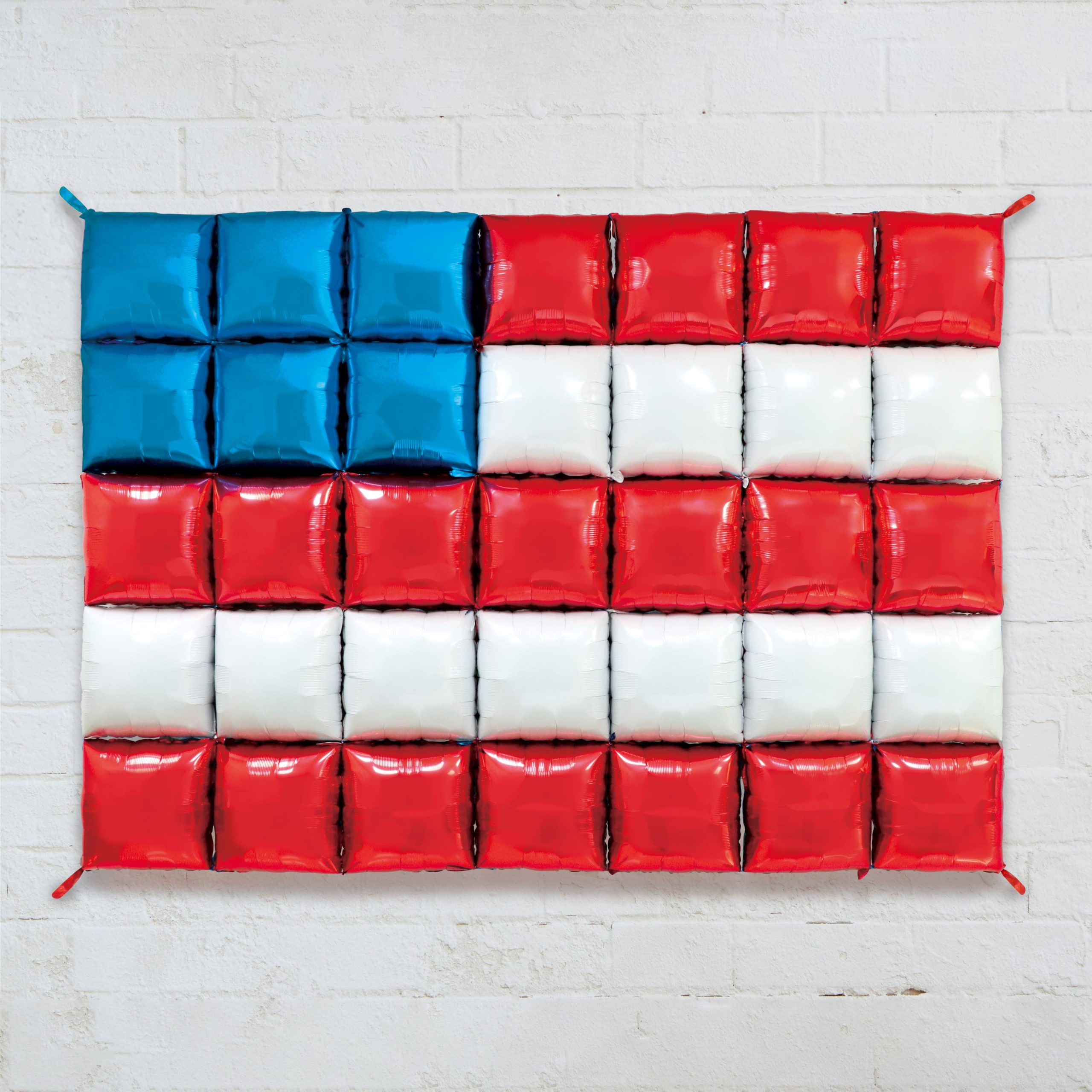 Red, White & Blue Foil Balloon Flag Kit by Celebrate It™