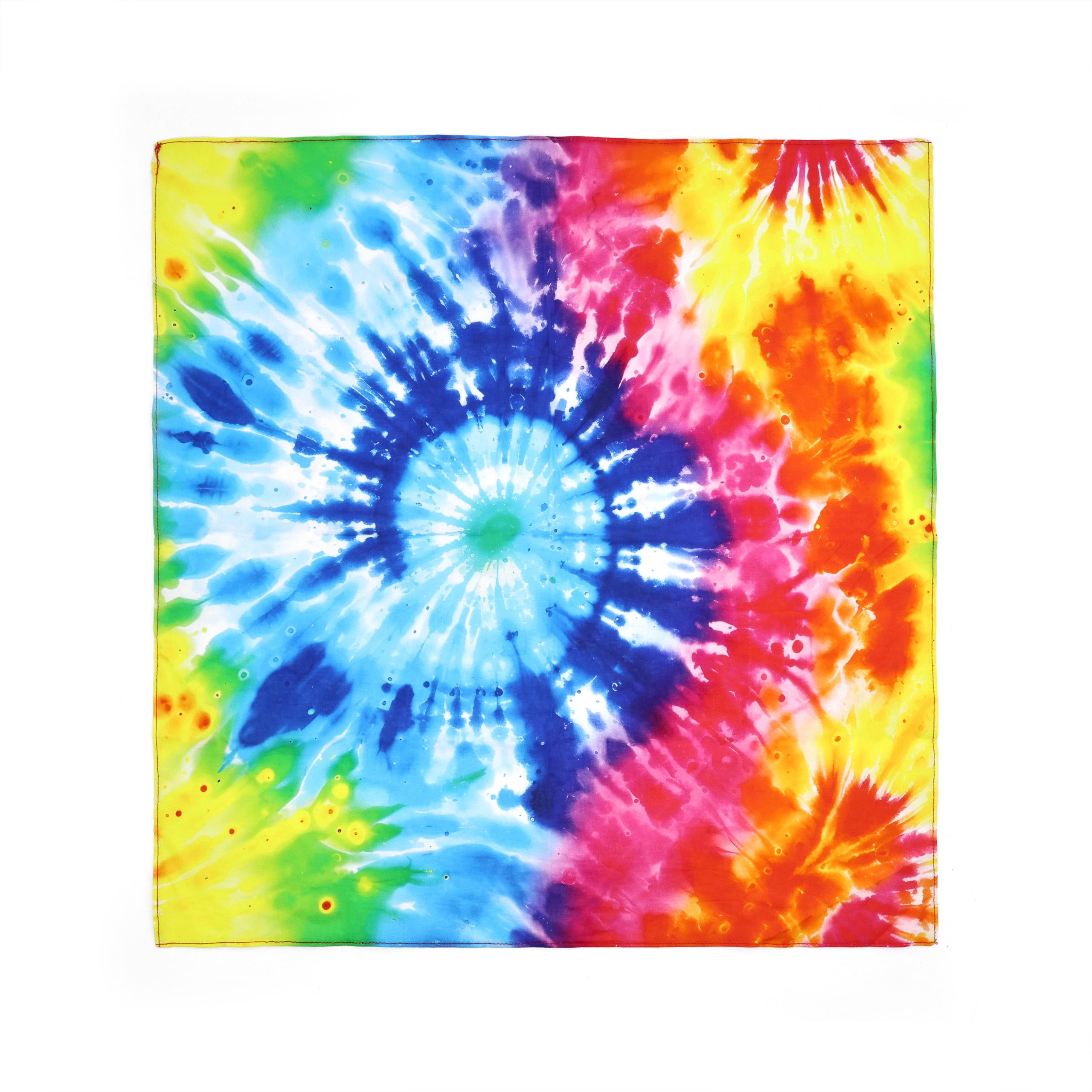 Pride Rainbow Tie-Dye Adult Bandana by Celebrate It™ - Image 2