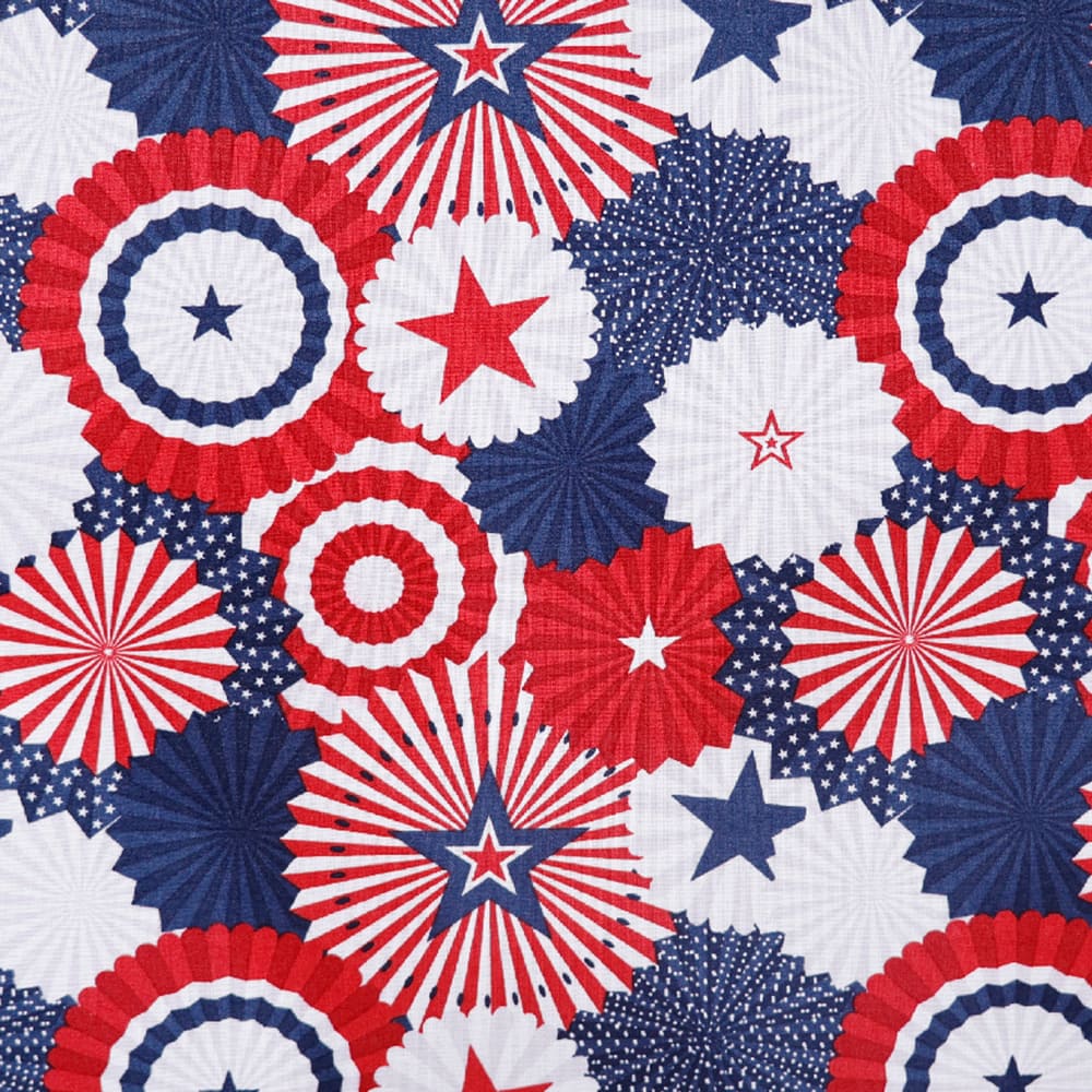 Fumatex Packed Patriotic Fans Craft Cotton Fabric