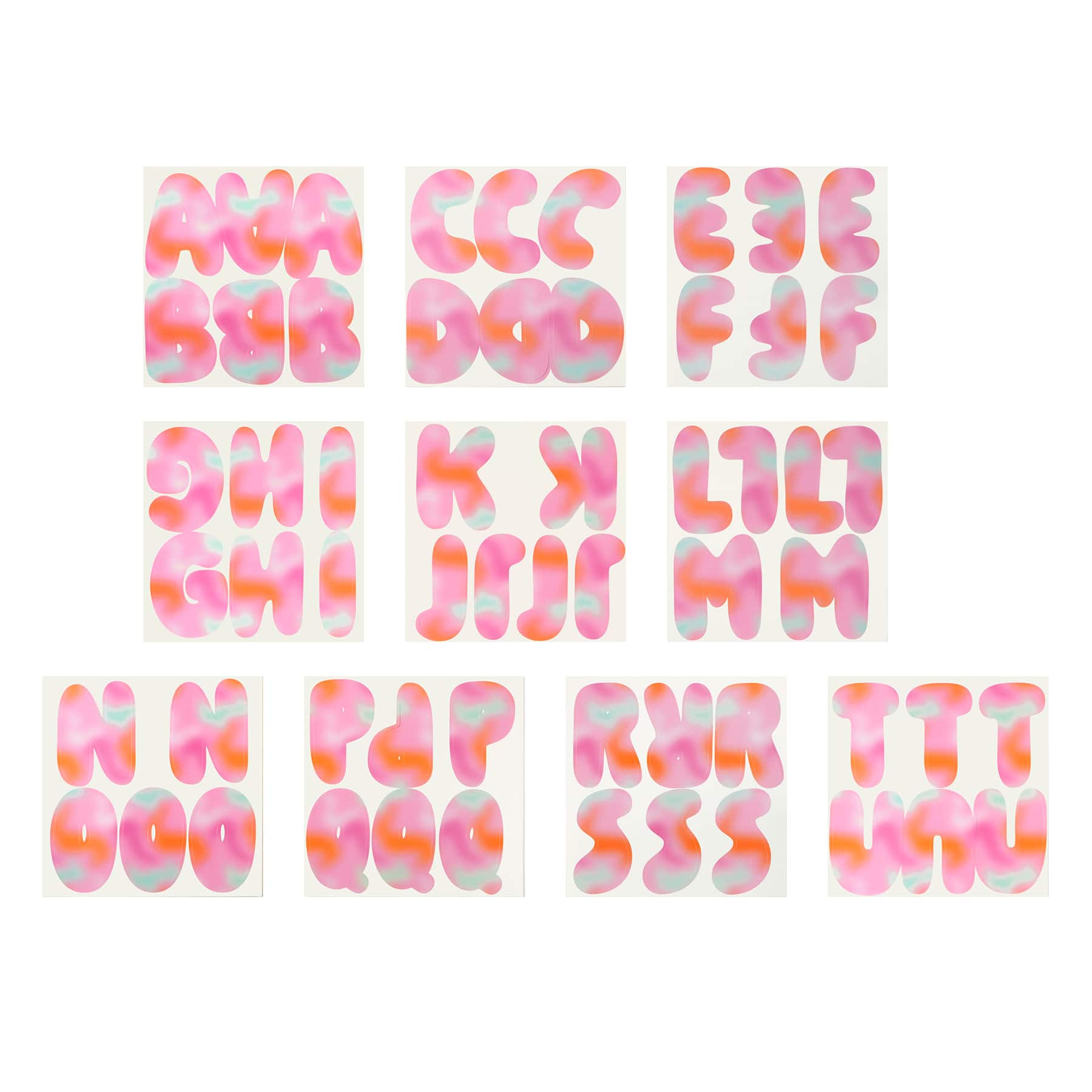 Class Rules! 4" Pink Alphabet Die Cuts by B2C™