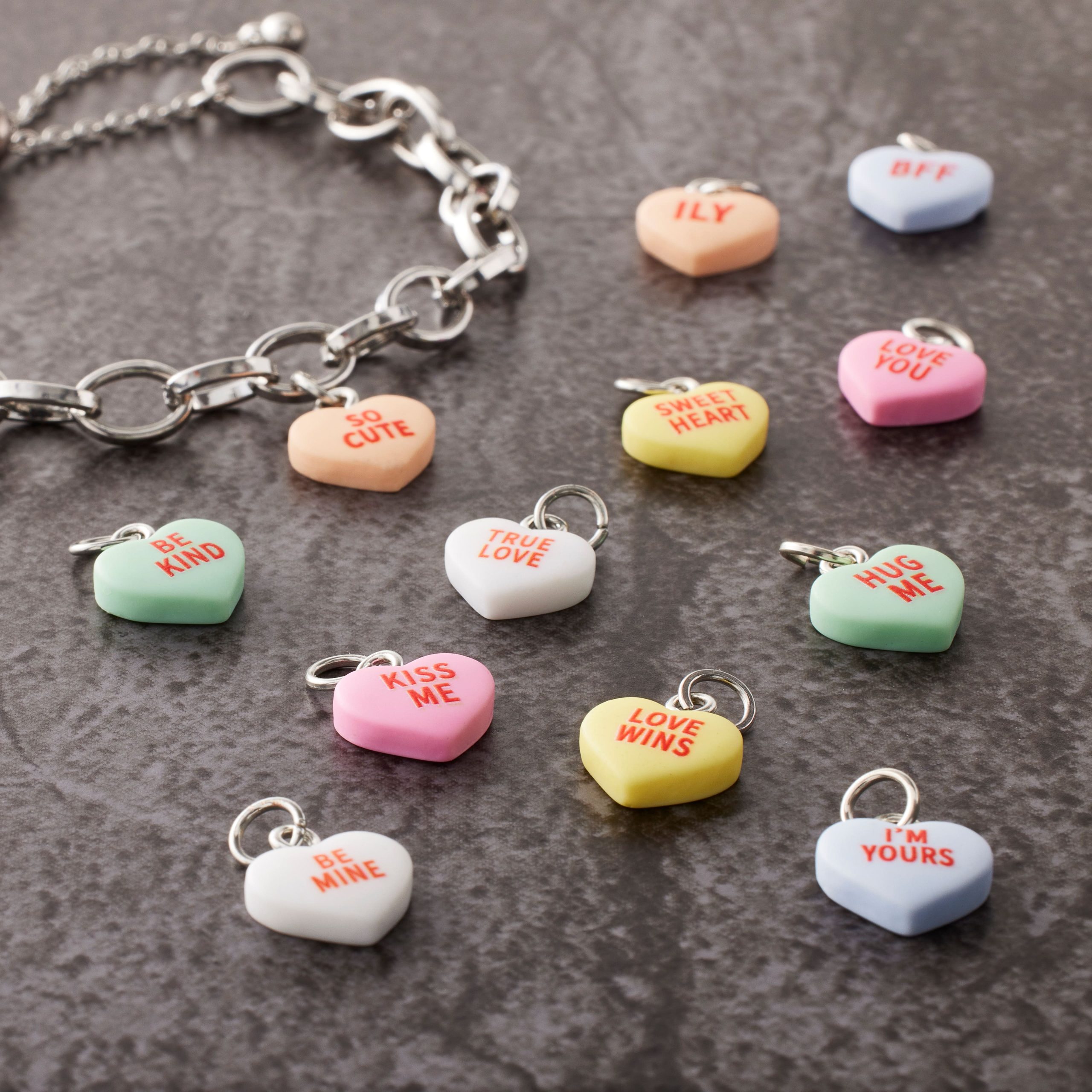 Conversation Hearts Charm Mix by Bead Landing™ - Image 2