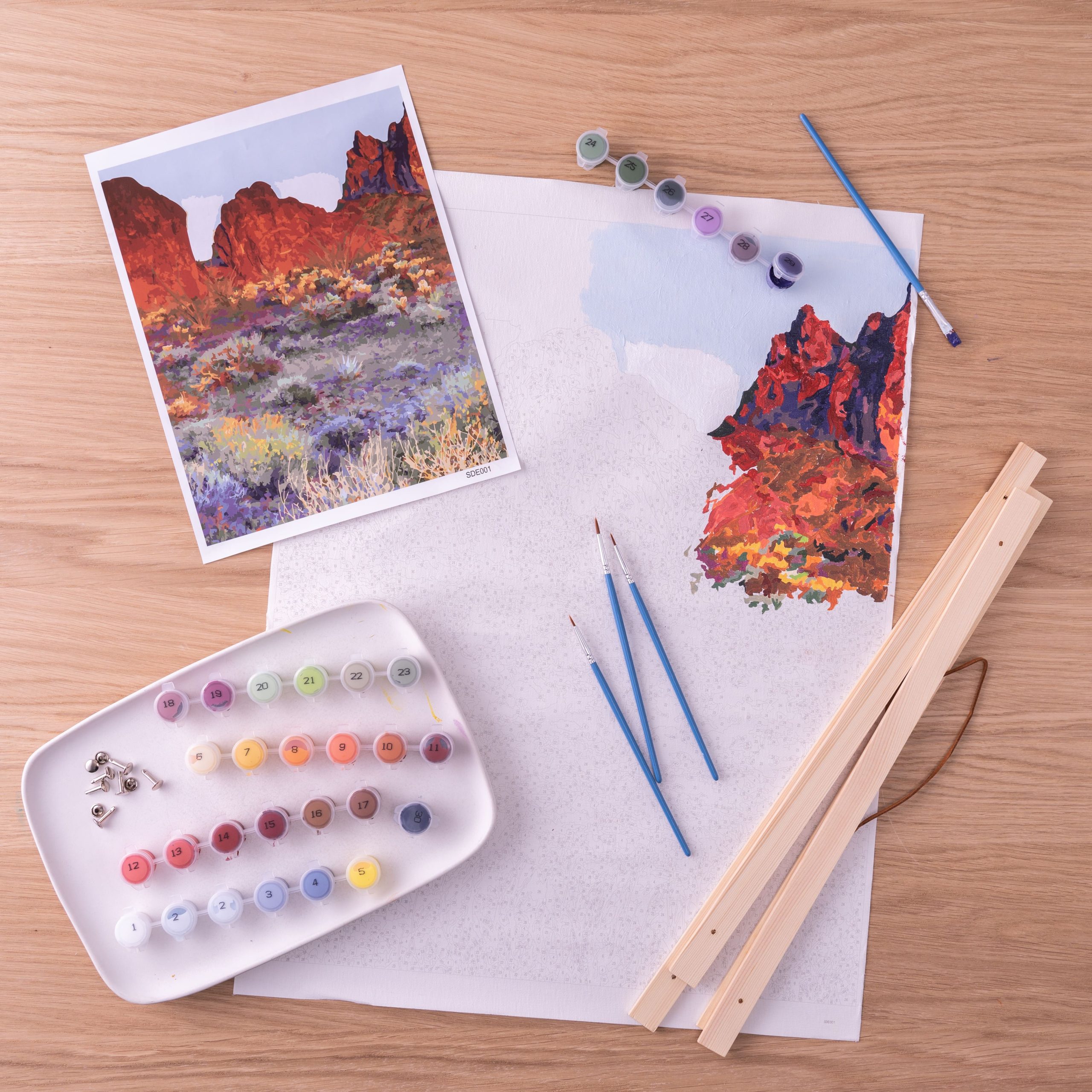 Desert Paint-by-Number Kit by Artist's Loft™ Necessities™ - Image 2