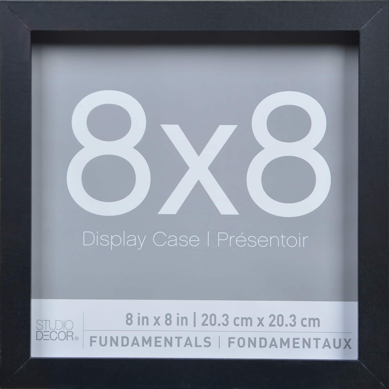 3 Pack Fundamentals 8" x 8" Black Shadow Boxes by Studio Décor® - Image 3