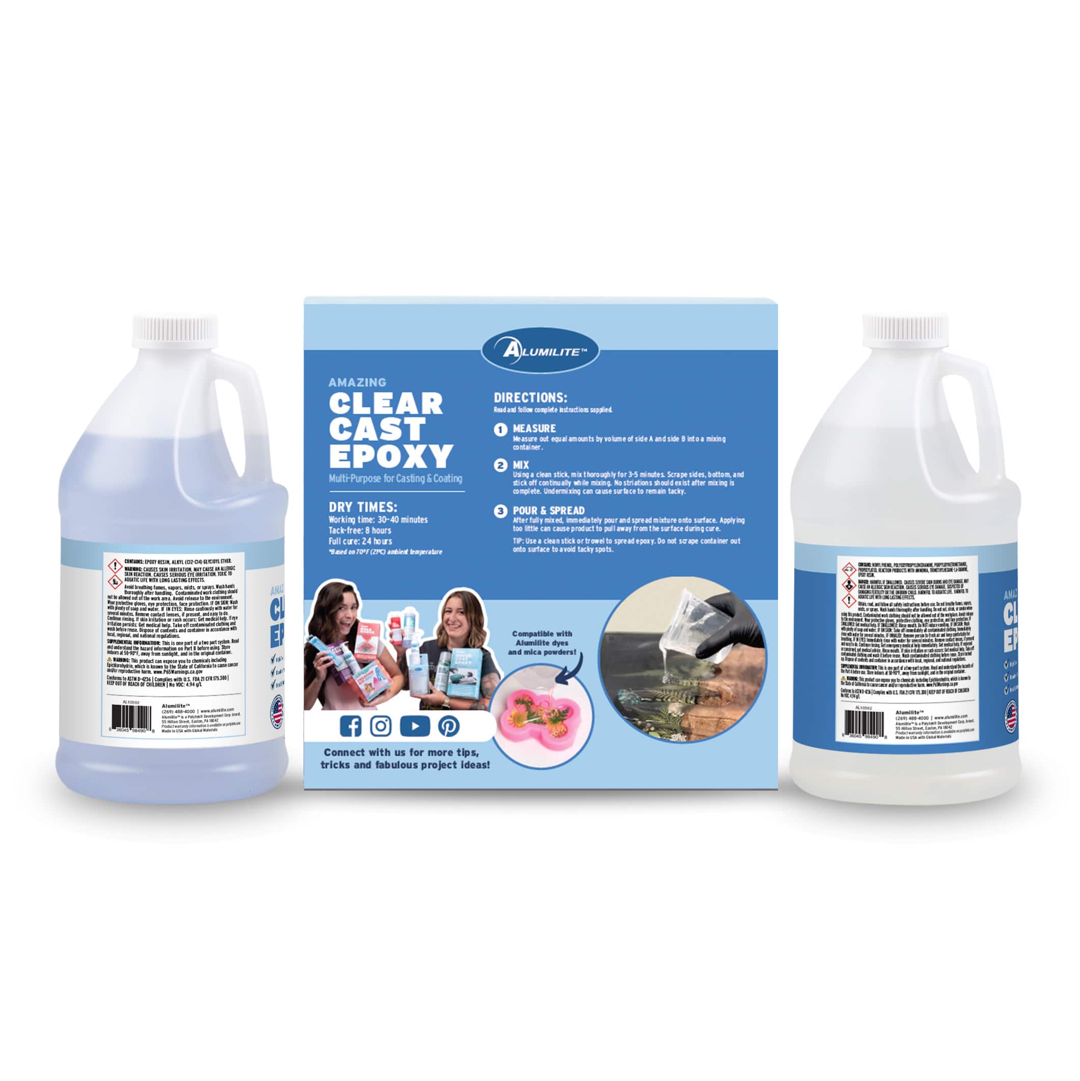 Alumilite® 1gal. Amazing Clear Cast Epoxy - Image 3