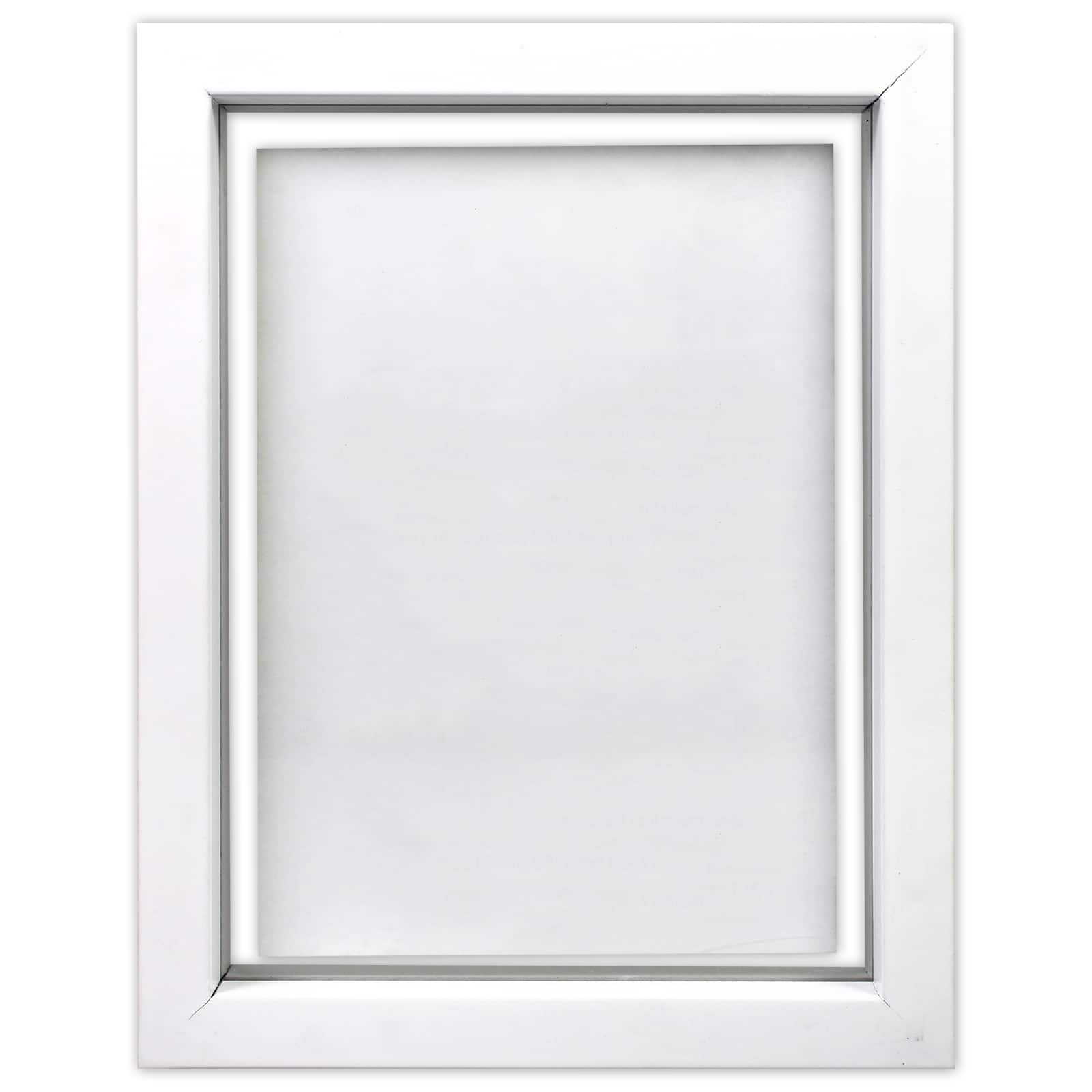 Expressions™ 6" x 8" White Float Frame by Studio Décor® - Image 3