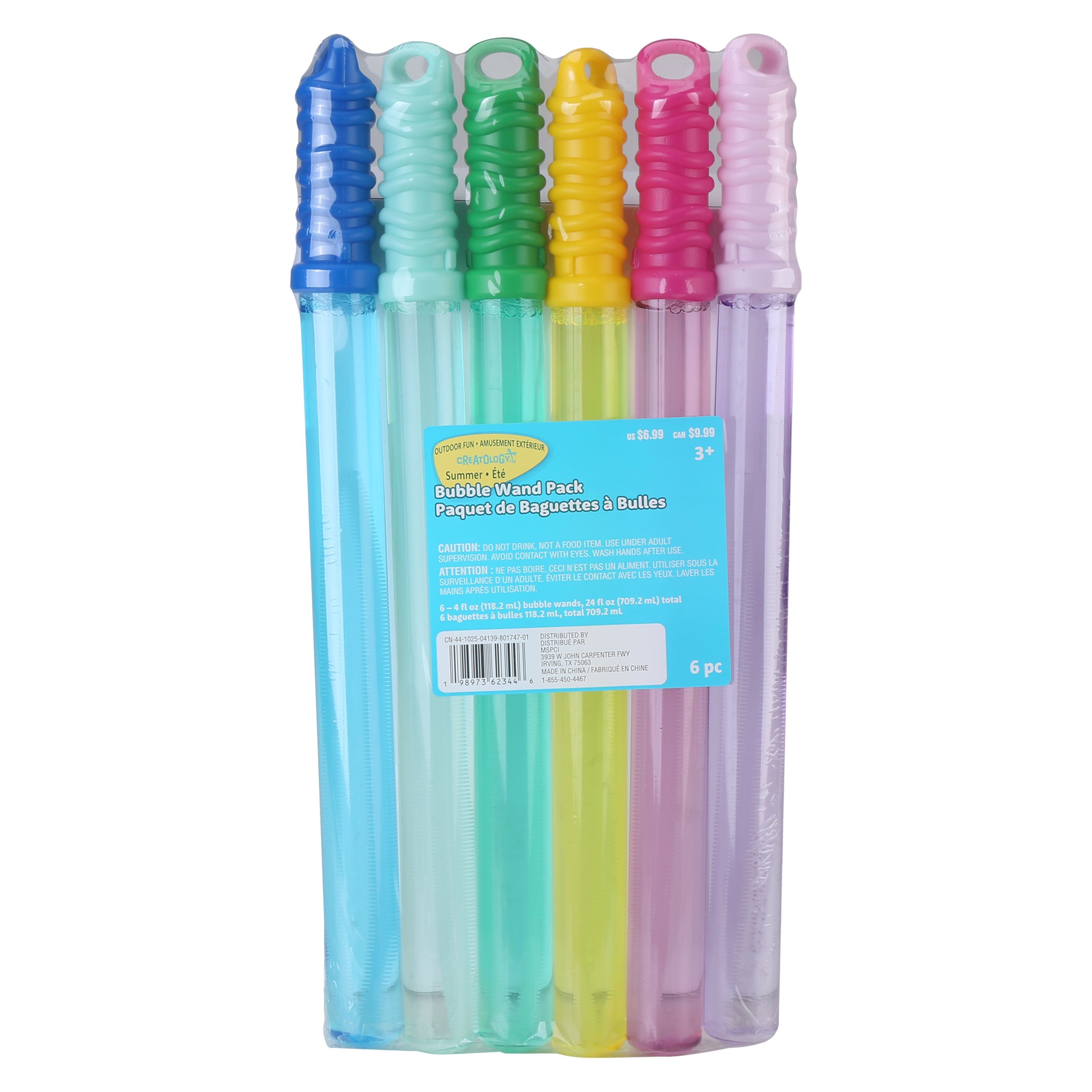 4oz. Summer Outdoor Bubble Wands, 6ct. by Creatology™